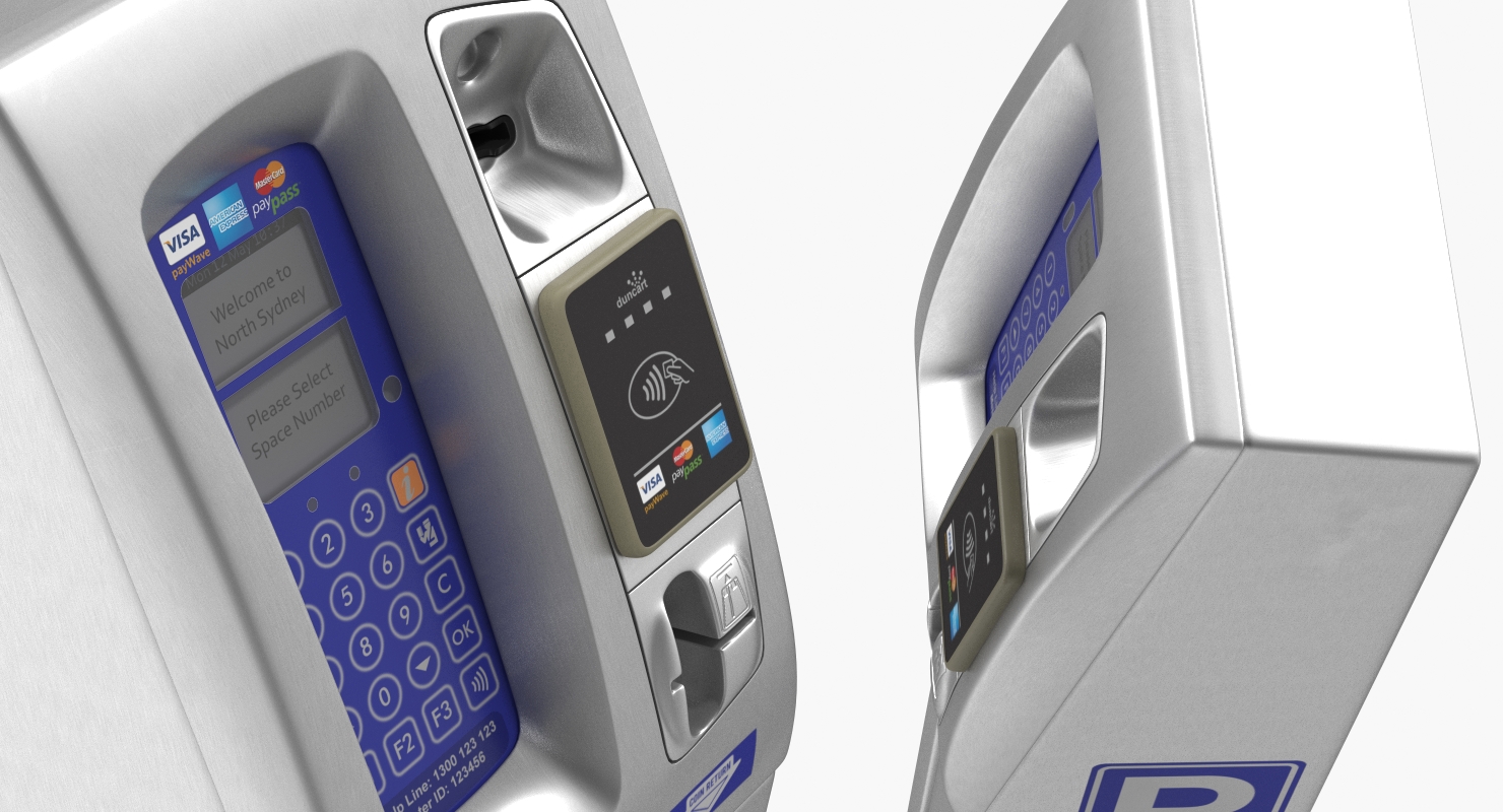 3D Digital Parking Meter