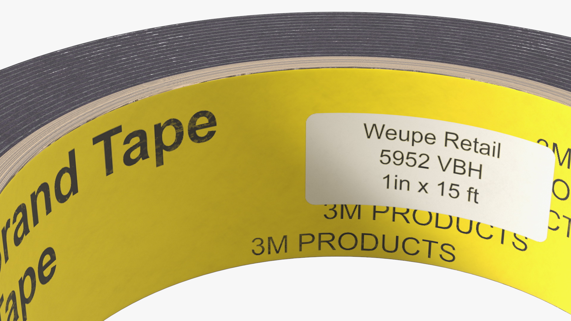 3D model Heavy Duty 3M VHB Double Sided Tape