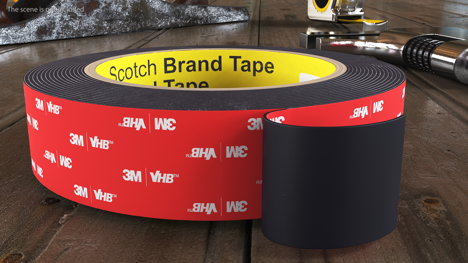 3D model Heavy Duty 3M VHB Double Sided Tape