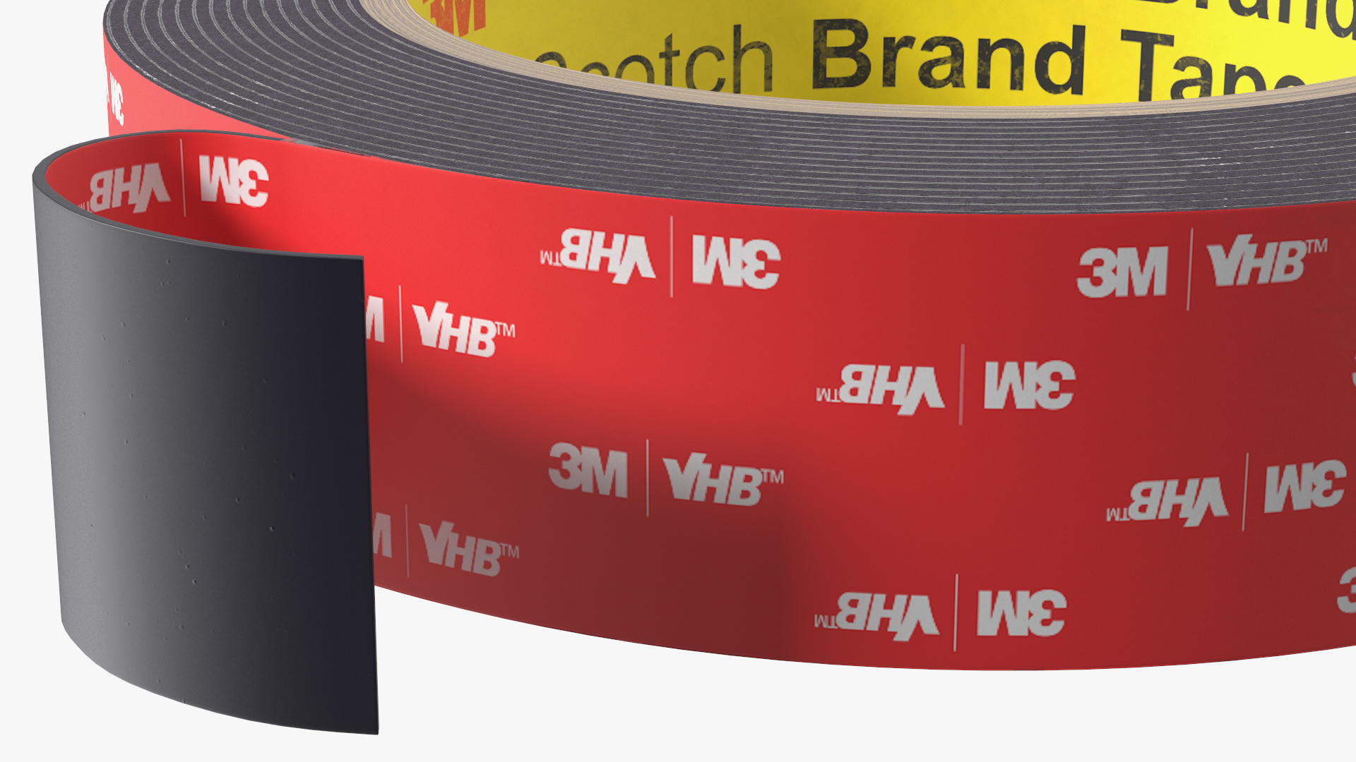 3D model Heavy Duty 3M VHB Double Sided Tape