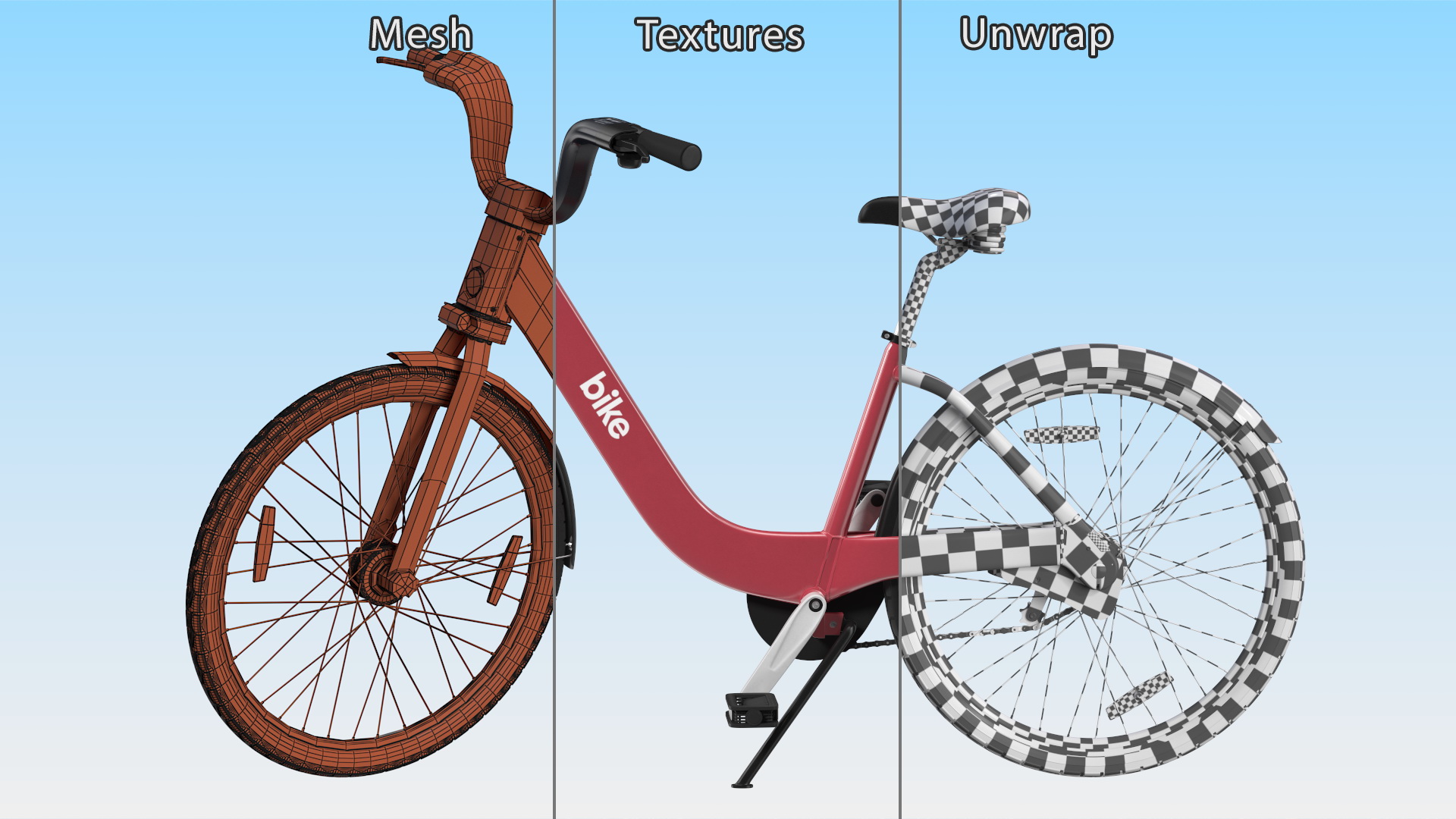 Urban Commuter Bicycle 3D