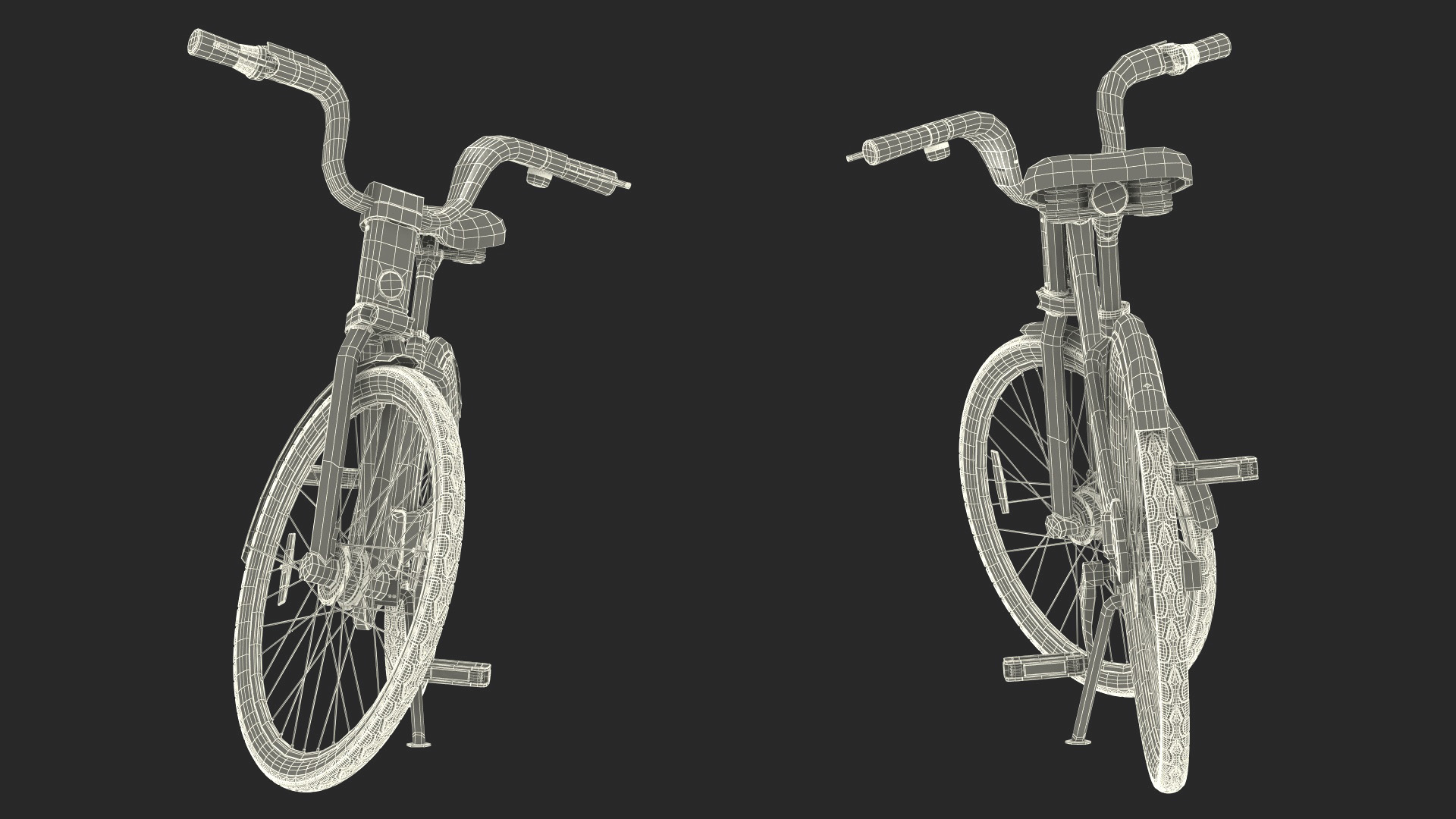 Urban Commuter Bicycle 3D