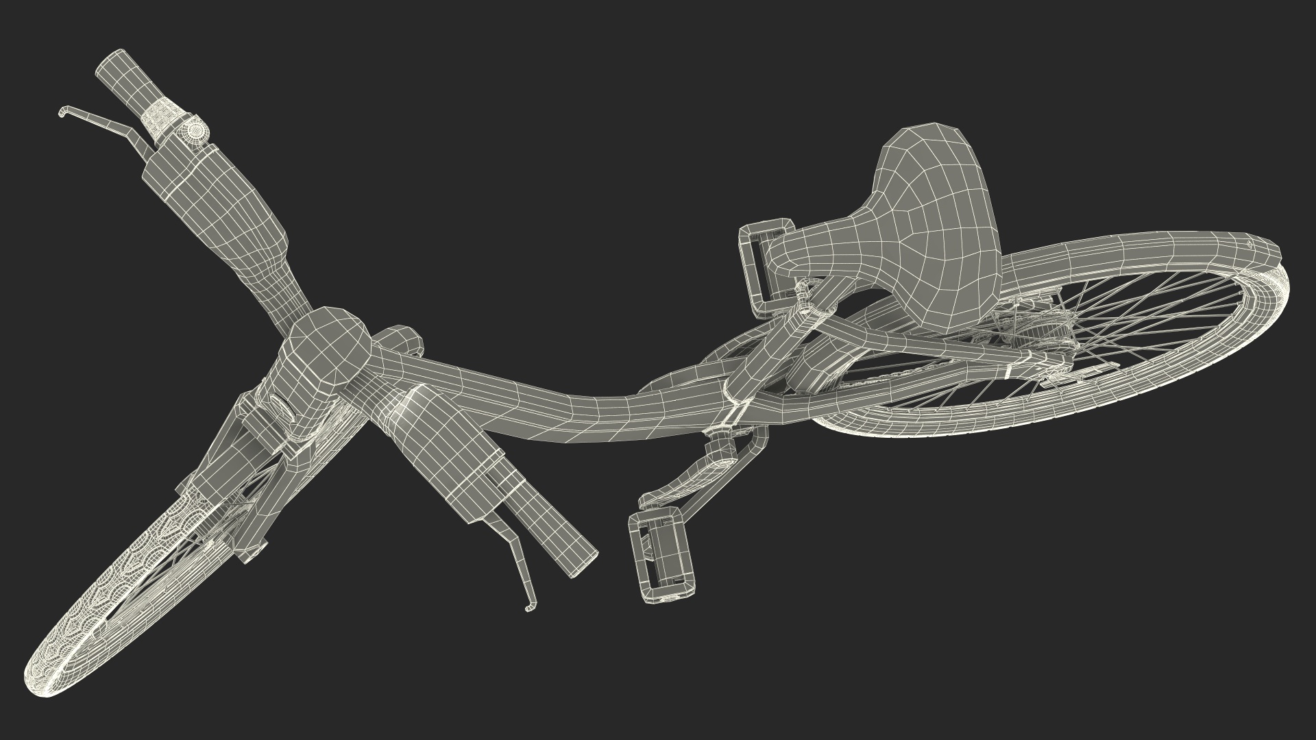 Urban Commuter Bicycle 3D