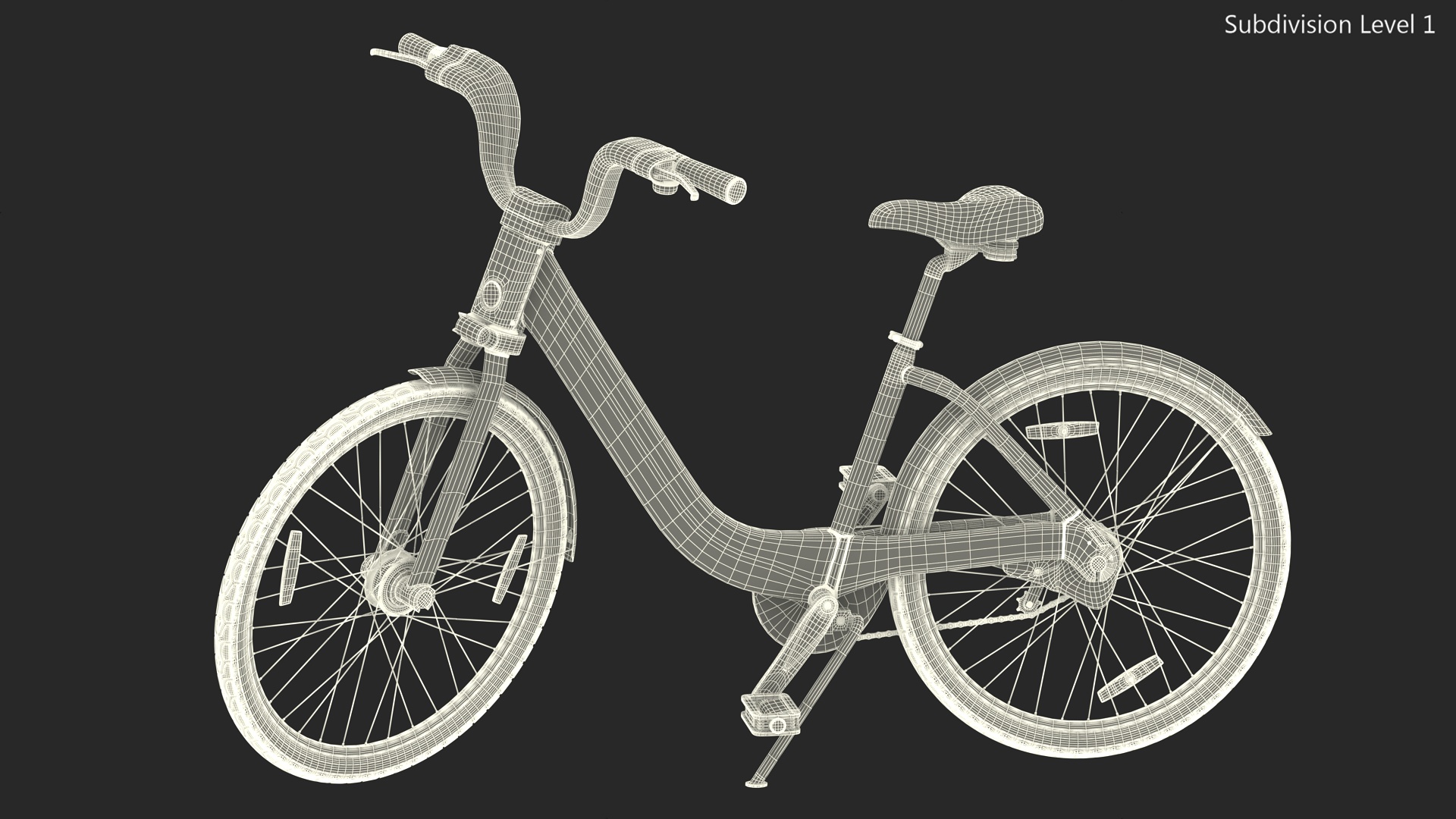 Urban Commuter Bicycle 3D