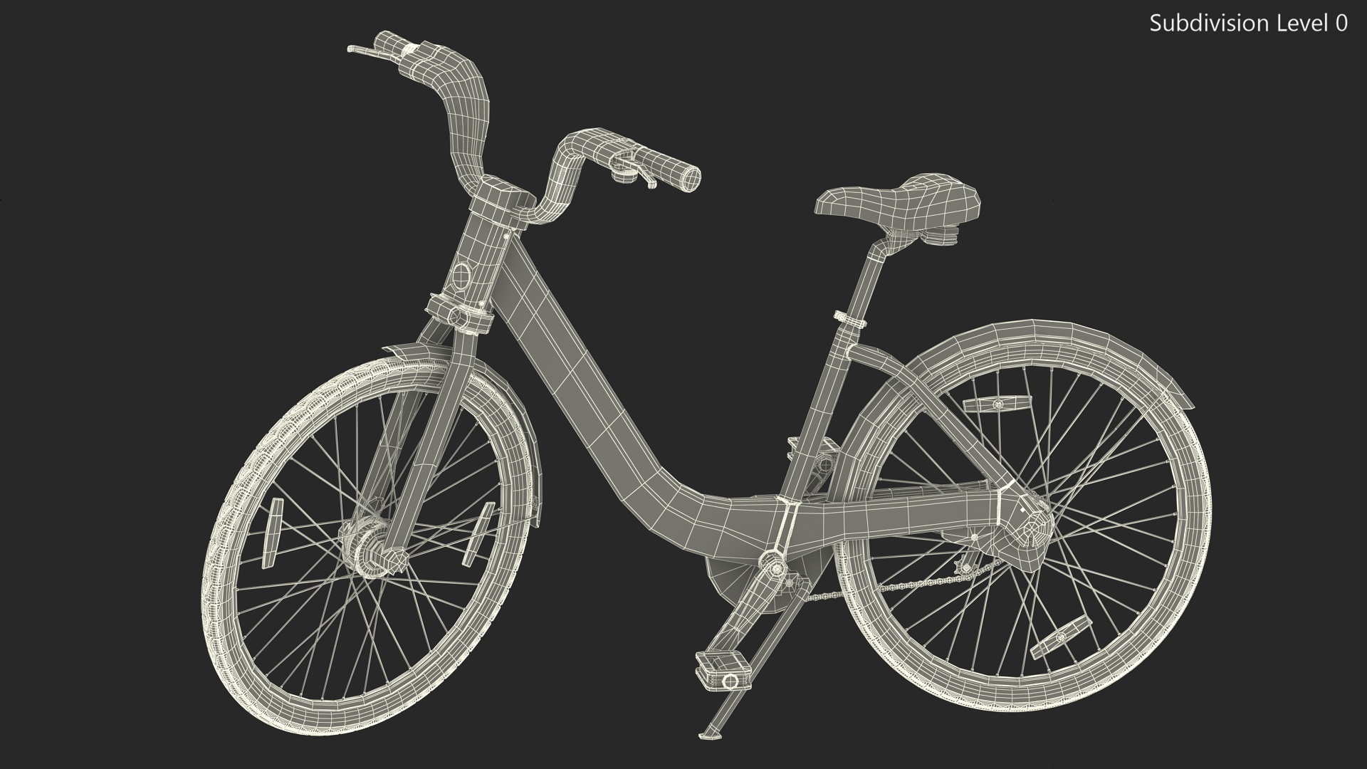Urban Commuter Bicycle 3D