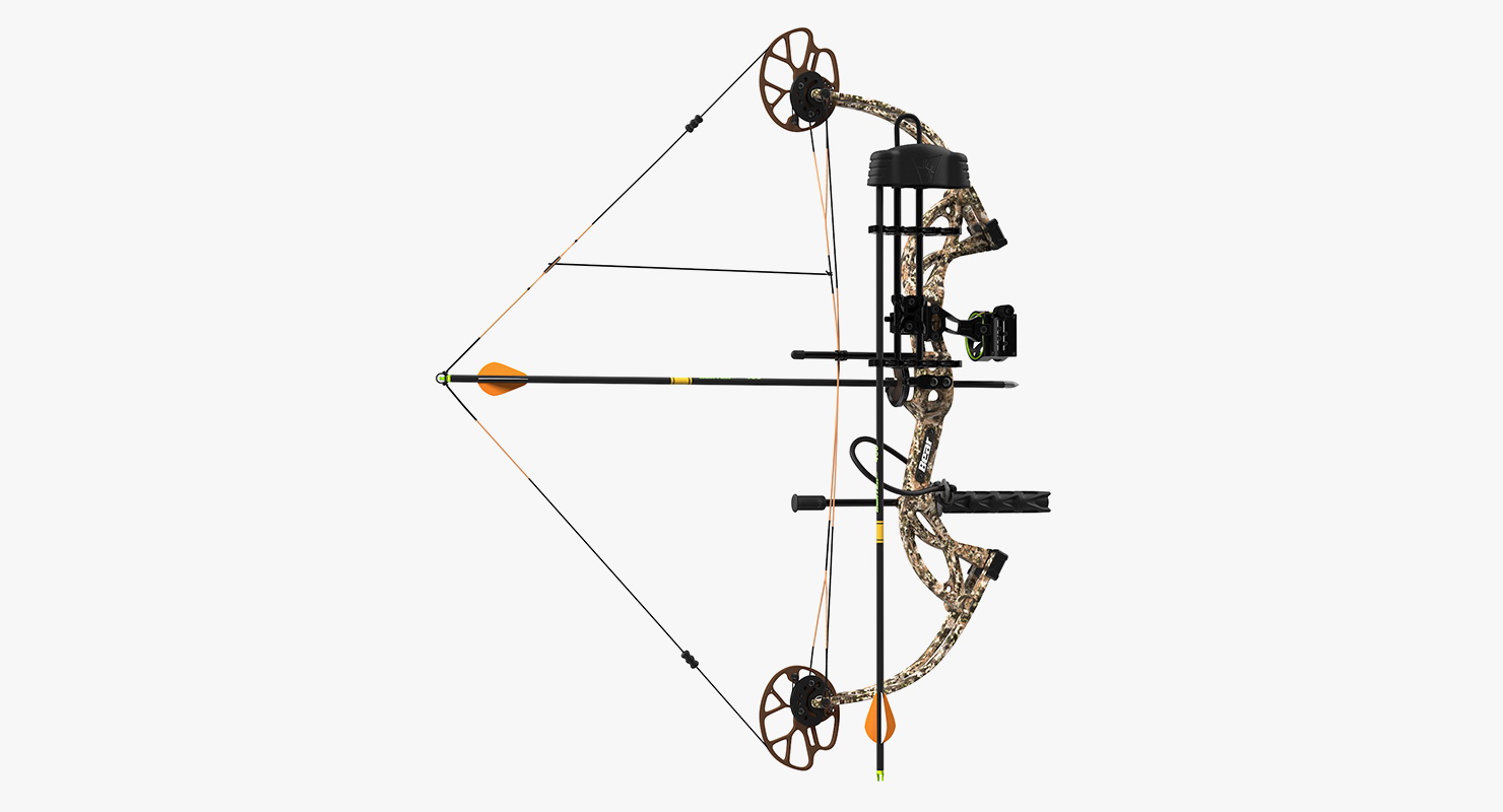 3D Armed Hunting Compound Bow Bear Cruzer G2 Camo