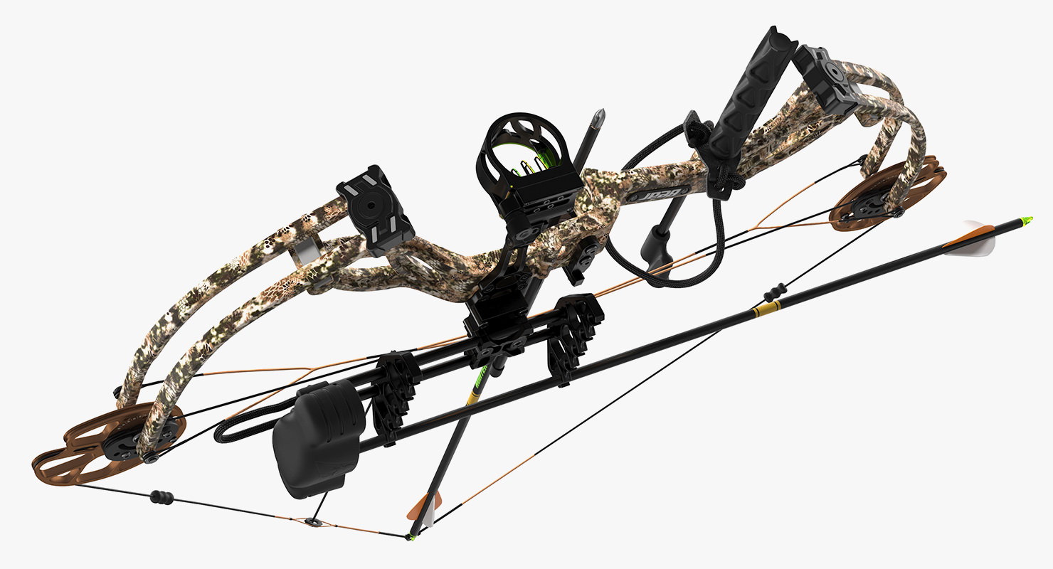 3D Armed Hunting Compound Bow Bear Cruzer G2 Camo
