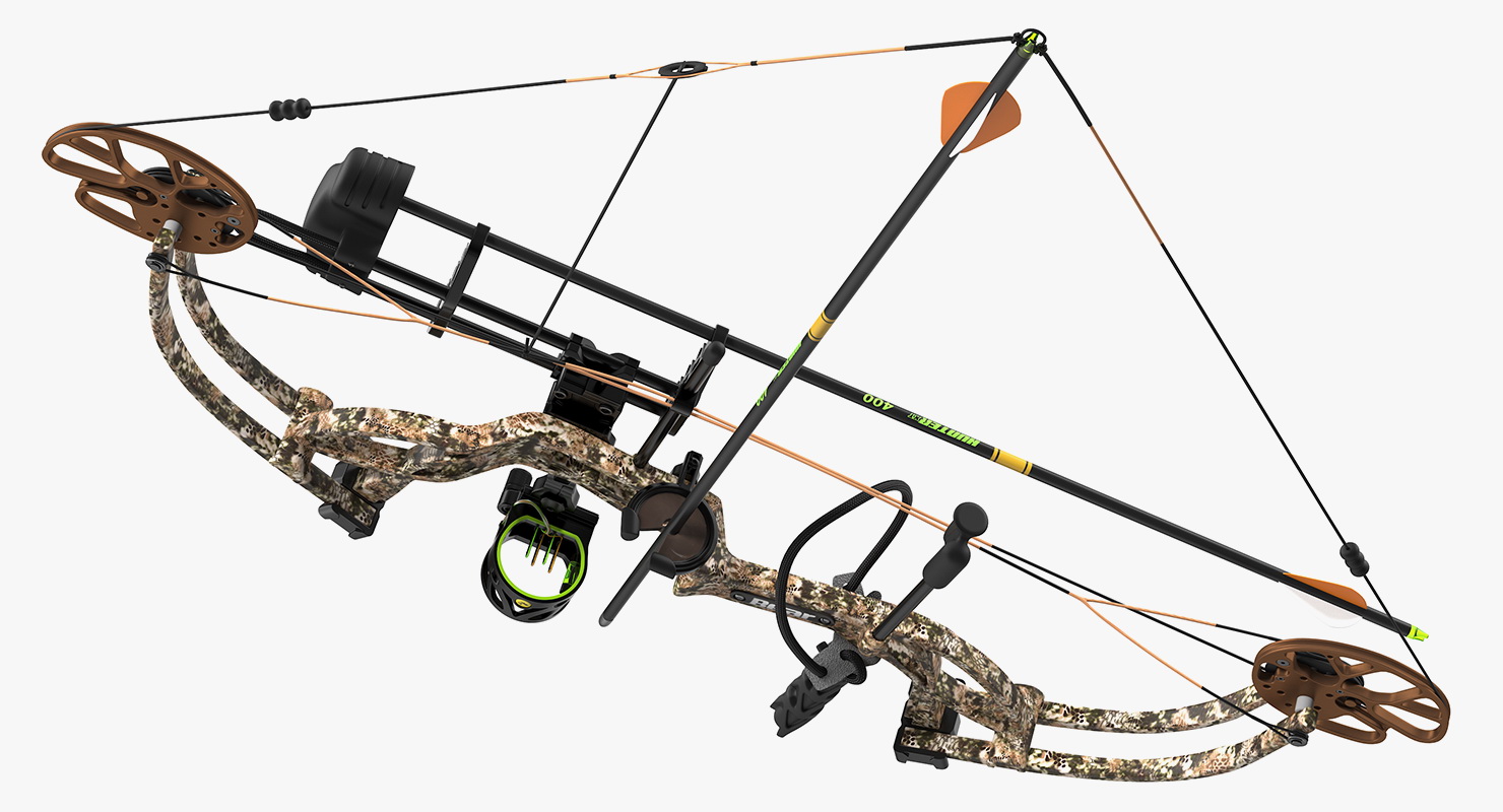 3D Armed Hunting Compound Bow Bear Cruzer G2 Camo