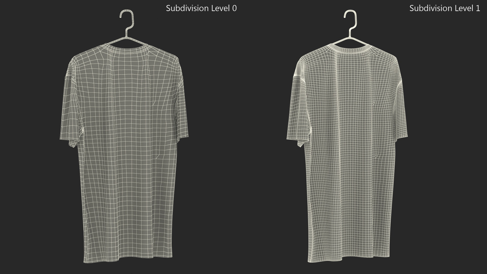 3D Brand Shirt Off White on Hanger