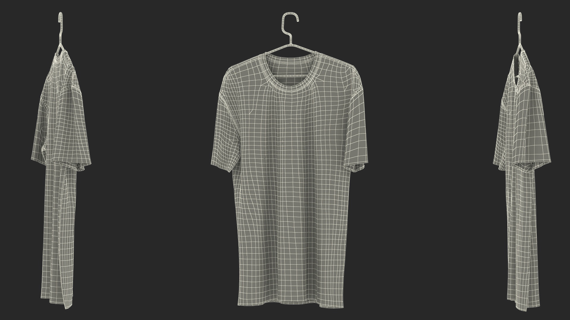 3D Brand Shirt Off White on Hanger