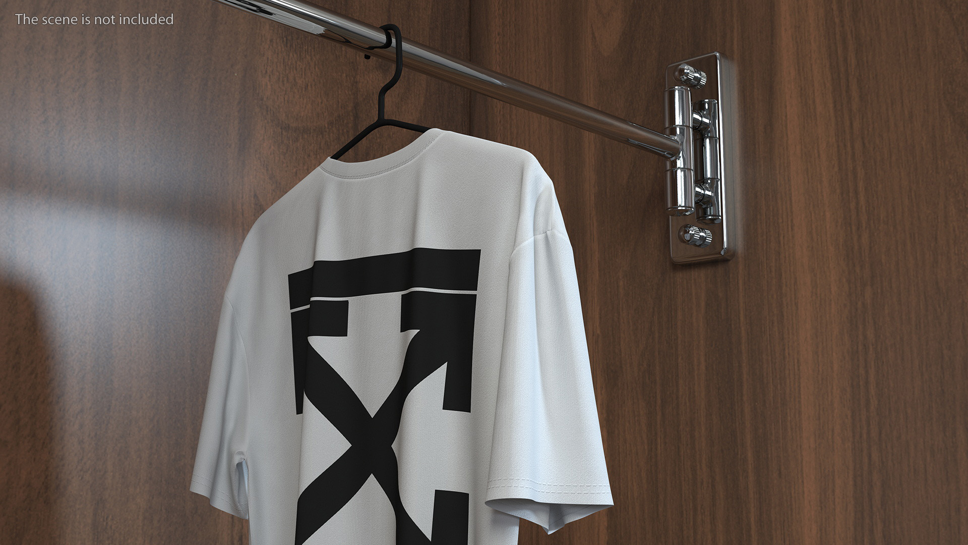 3D Brand Shirt Off White on Hanger