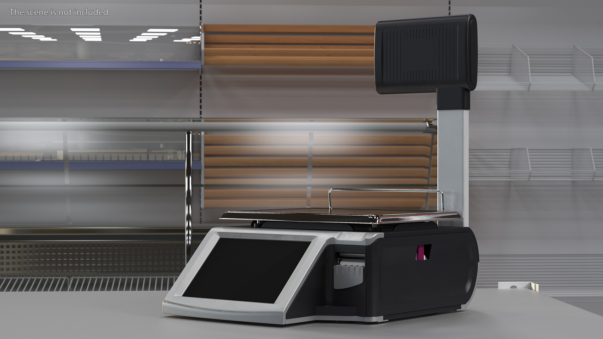 Self Service Counter Scales 3D