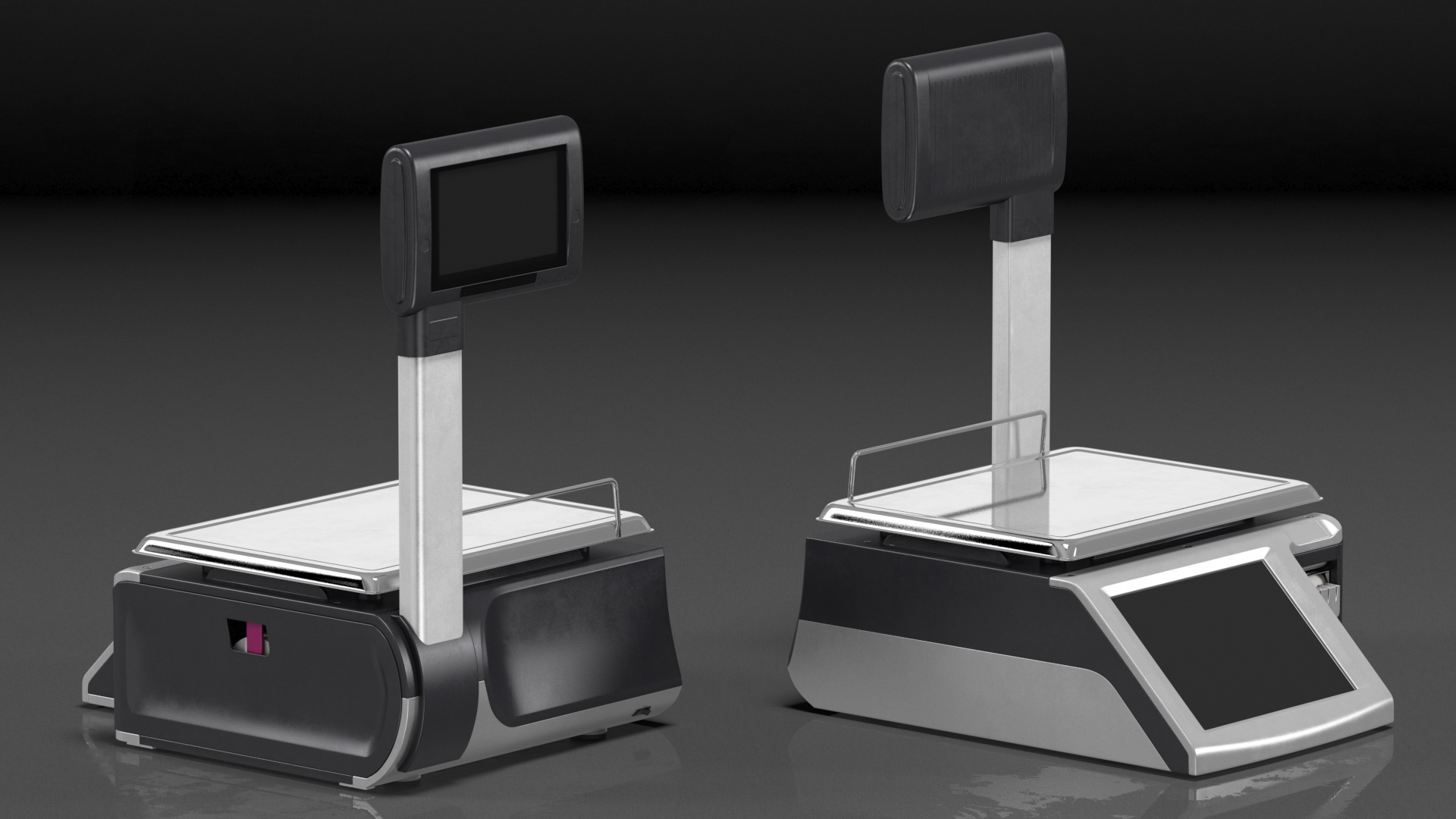 Self Service Counter Scales 3D