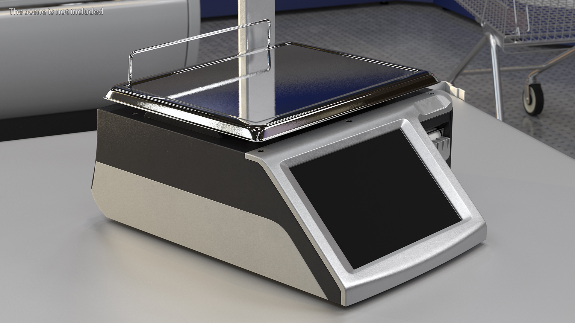 Self Service Counter Scales 3D