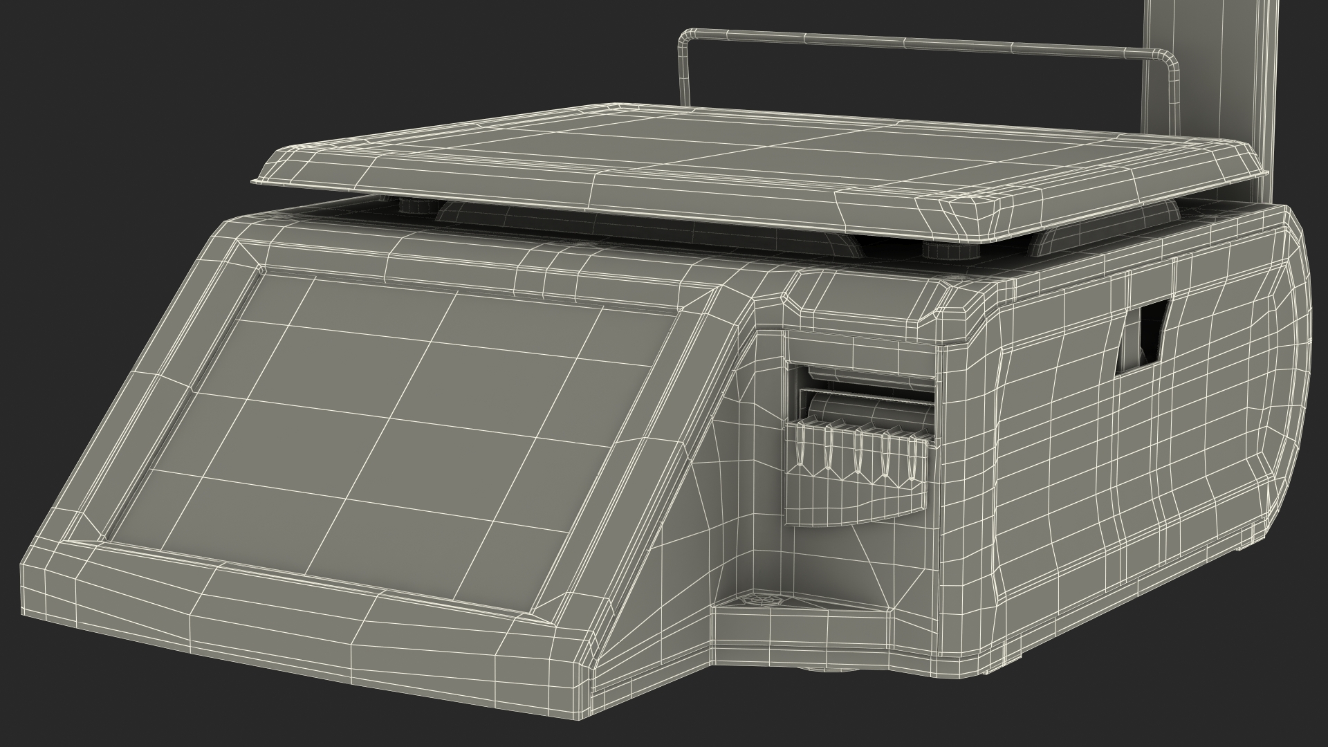 Self Service Counter Scales 3D