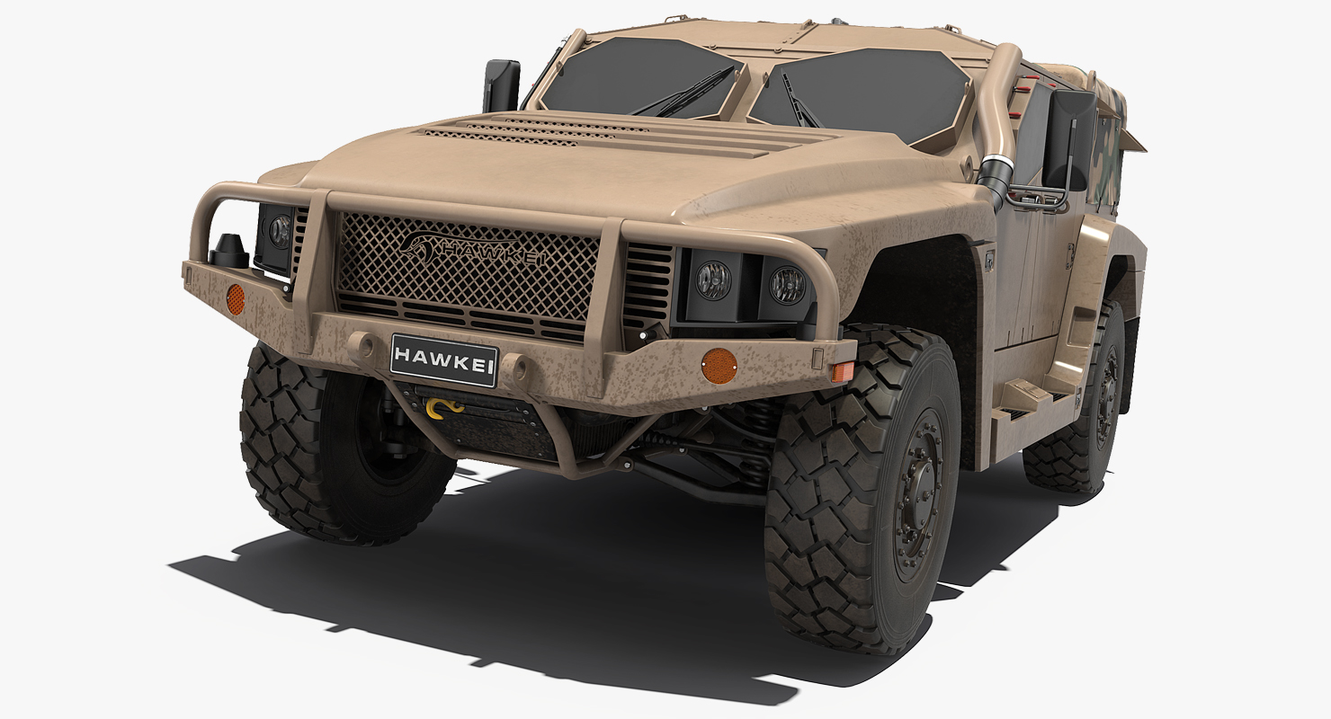 3D Hawkei 4x4 Simple Interior