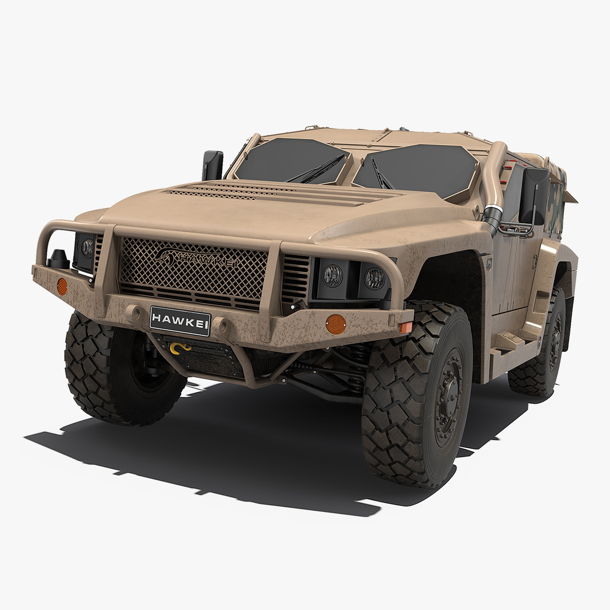 Hawkei 4x4 Simple Interior 3D Model