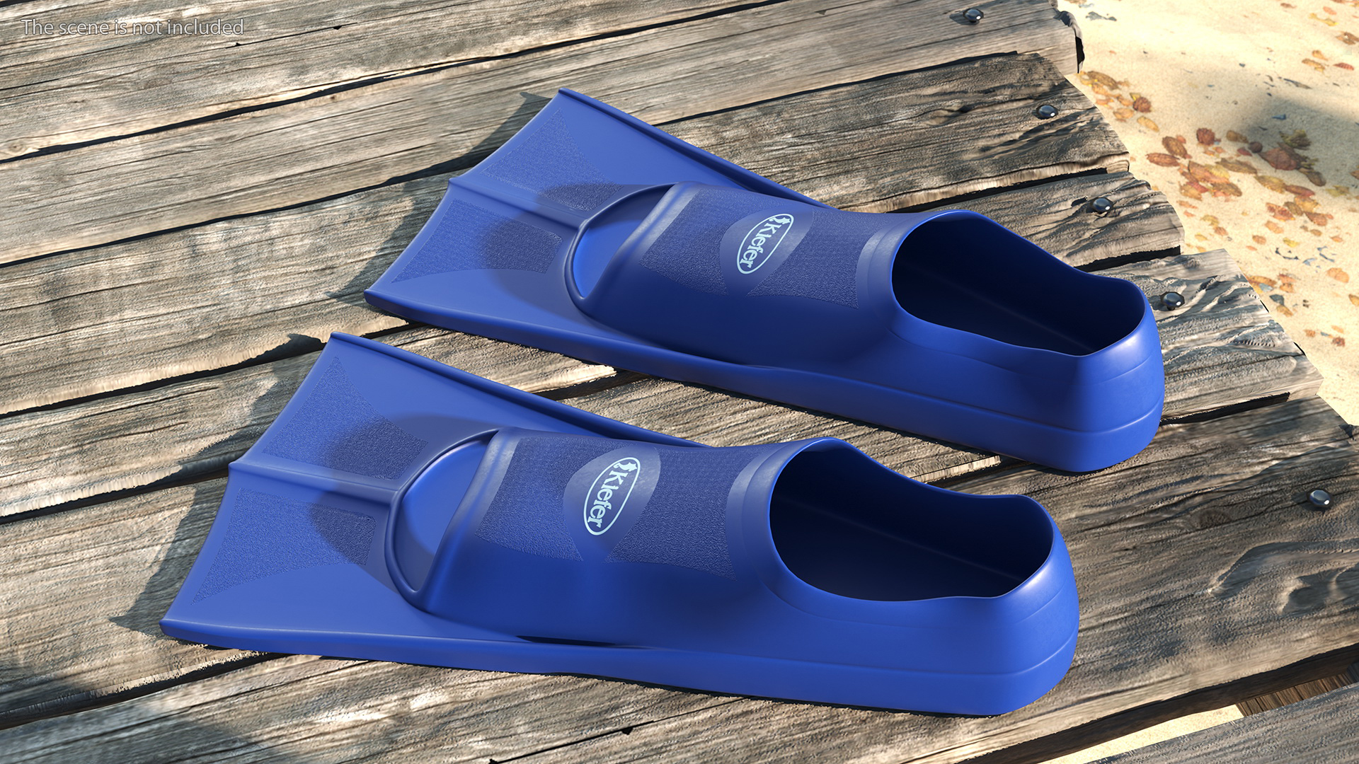 Short Blade Training Fin 3D model
