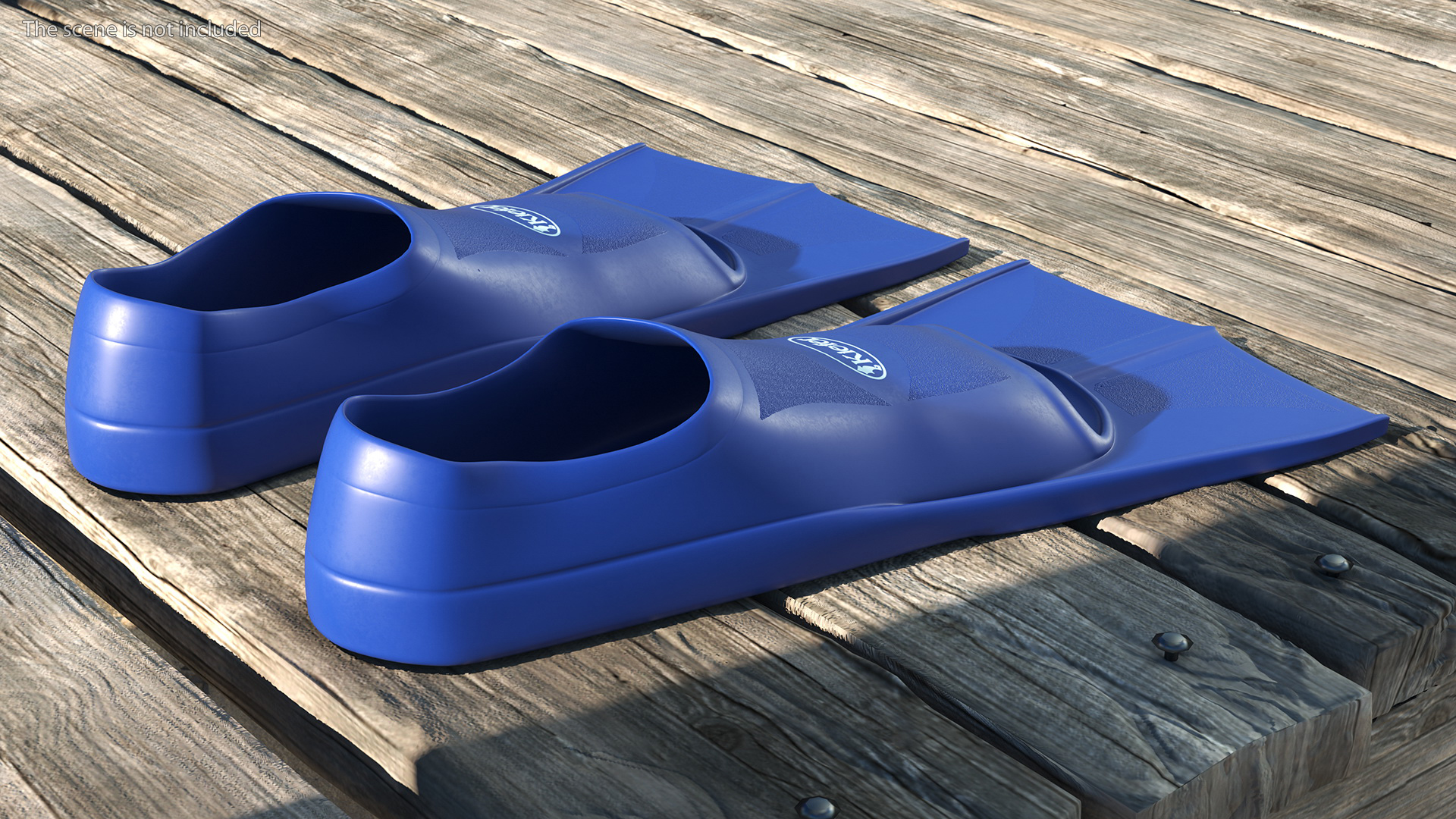 Short Blade Training Fin 3D model
