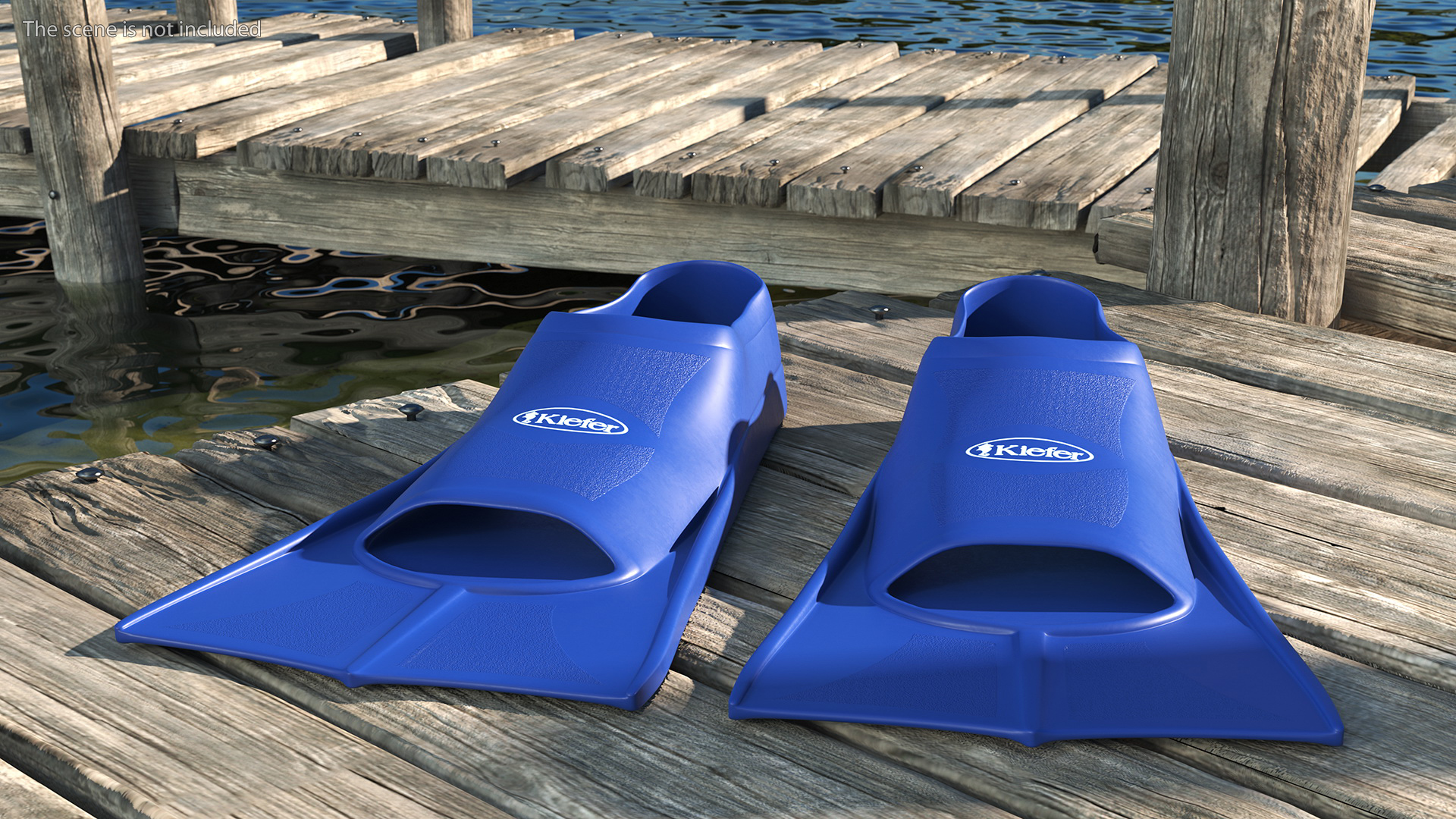 Short Blade Training Fin 3D model