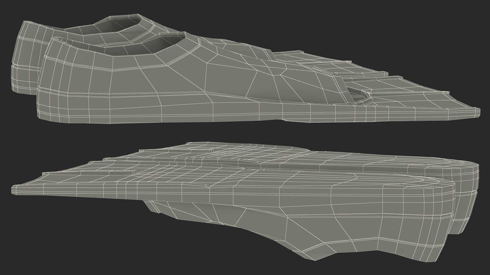 Short Blade Training Fin 3D model