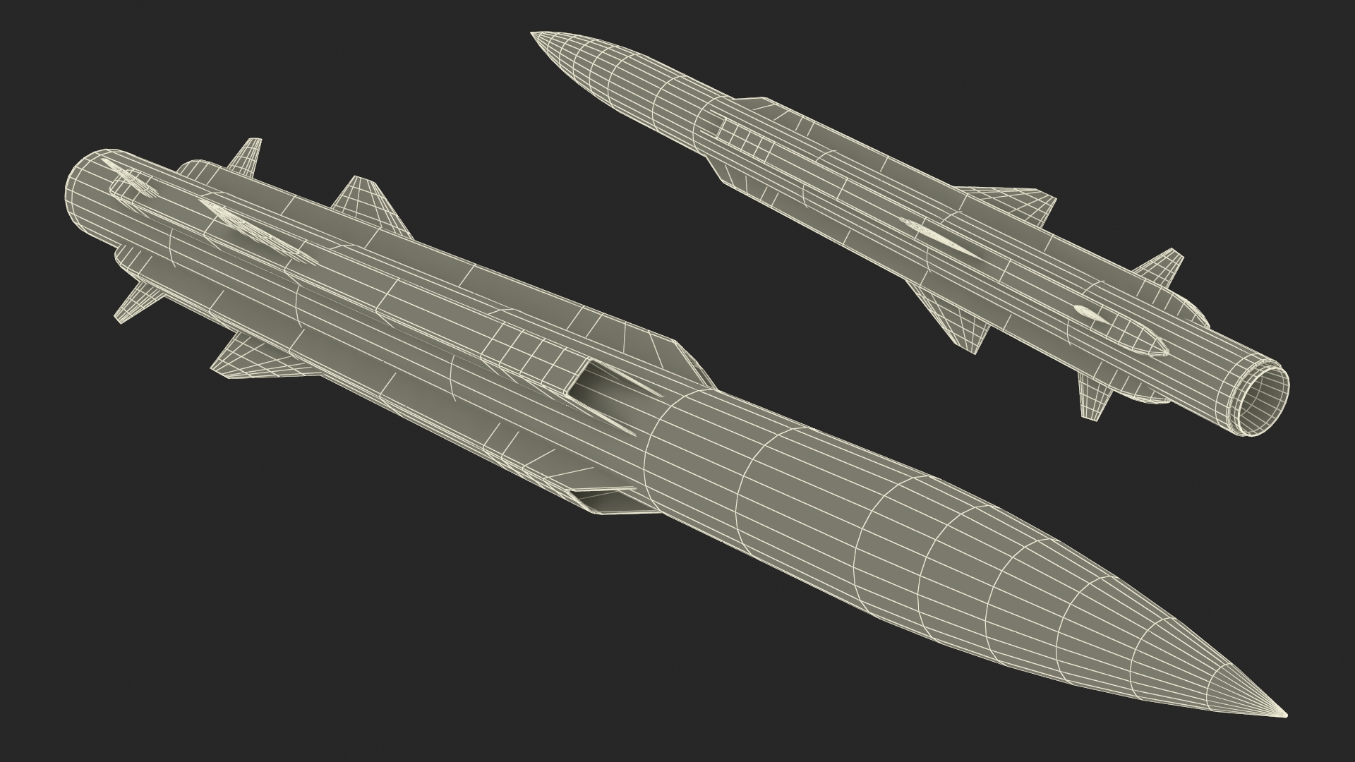 3D Maritime Strike Missile model