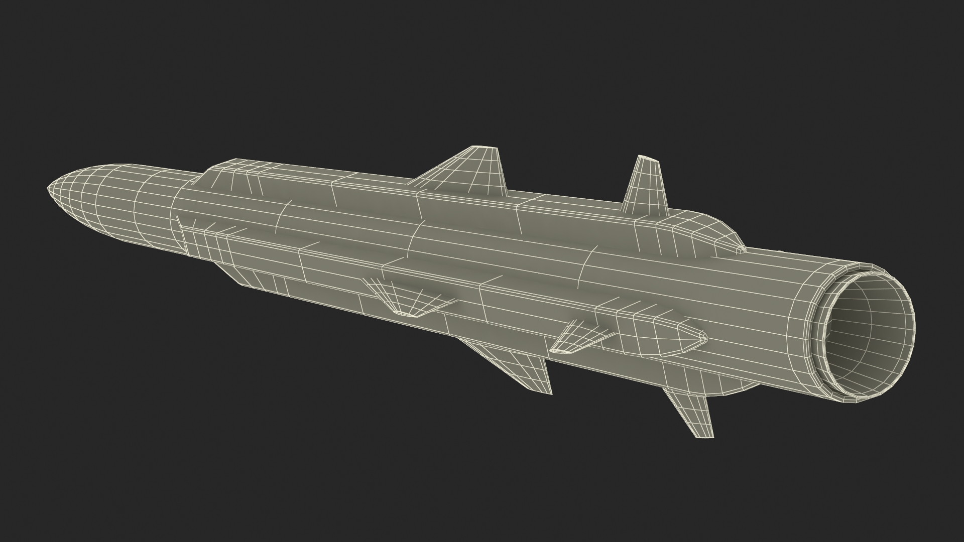3D Maritime Strike Missile model