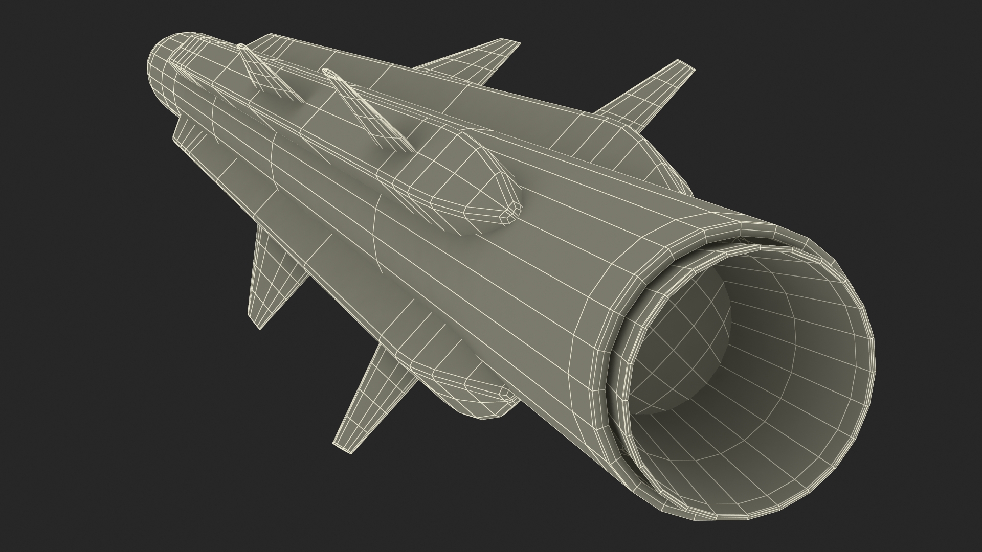 3D Maritime Strike Missile model