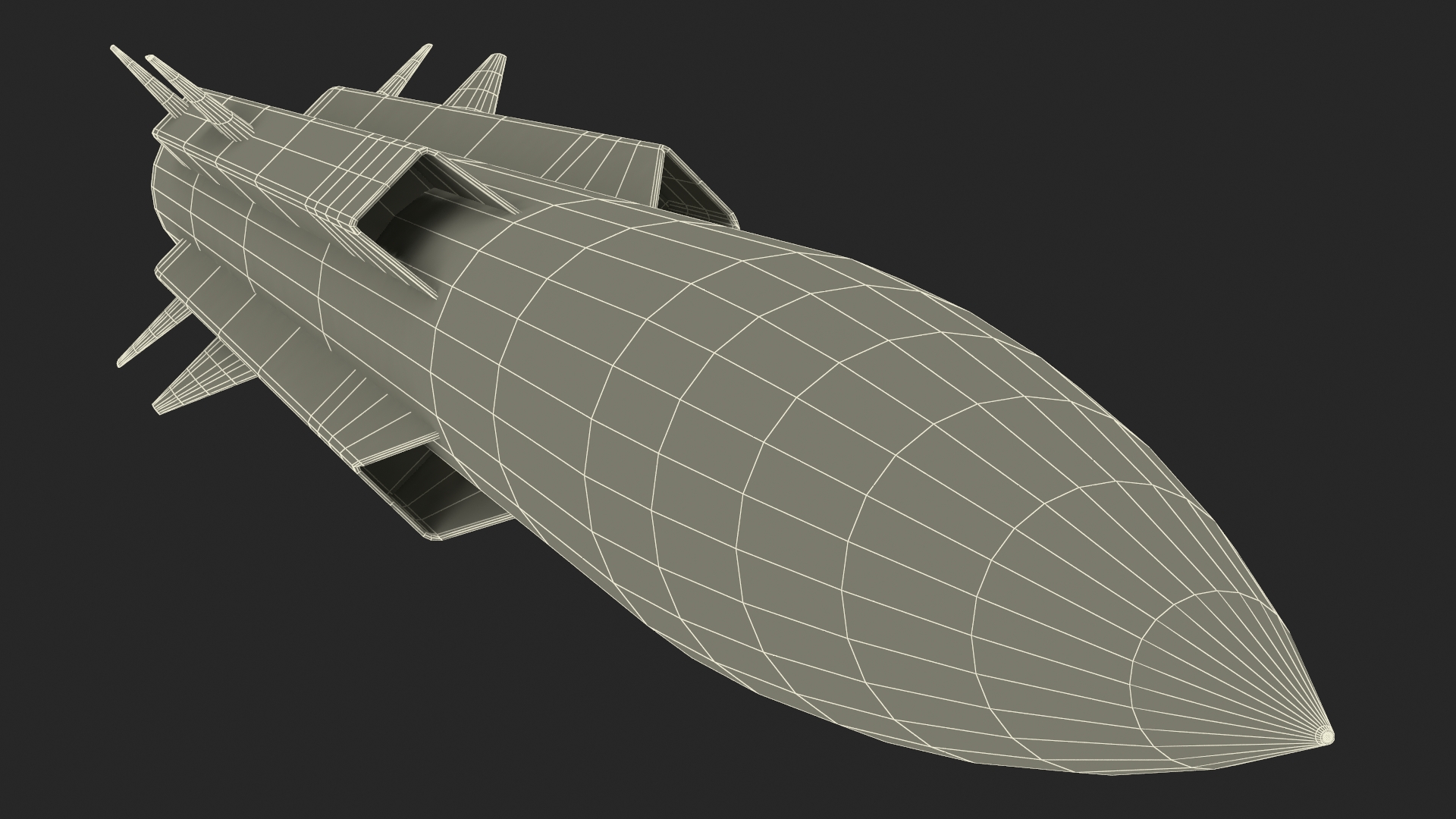 3D Maritime Strike Missile model