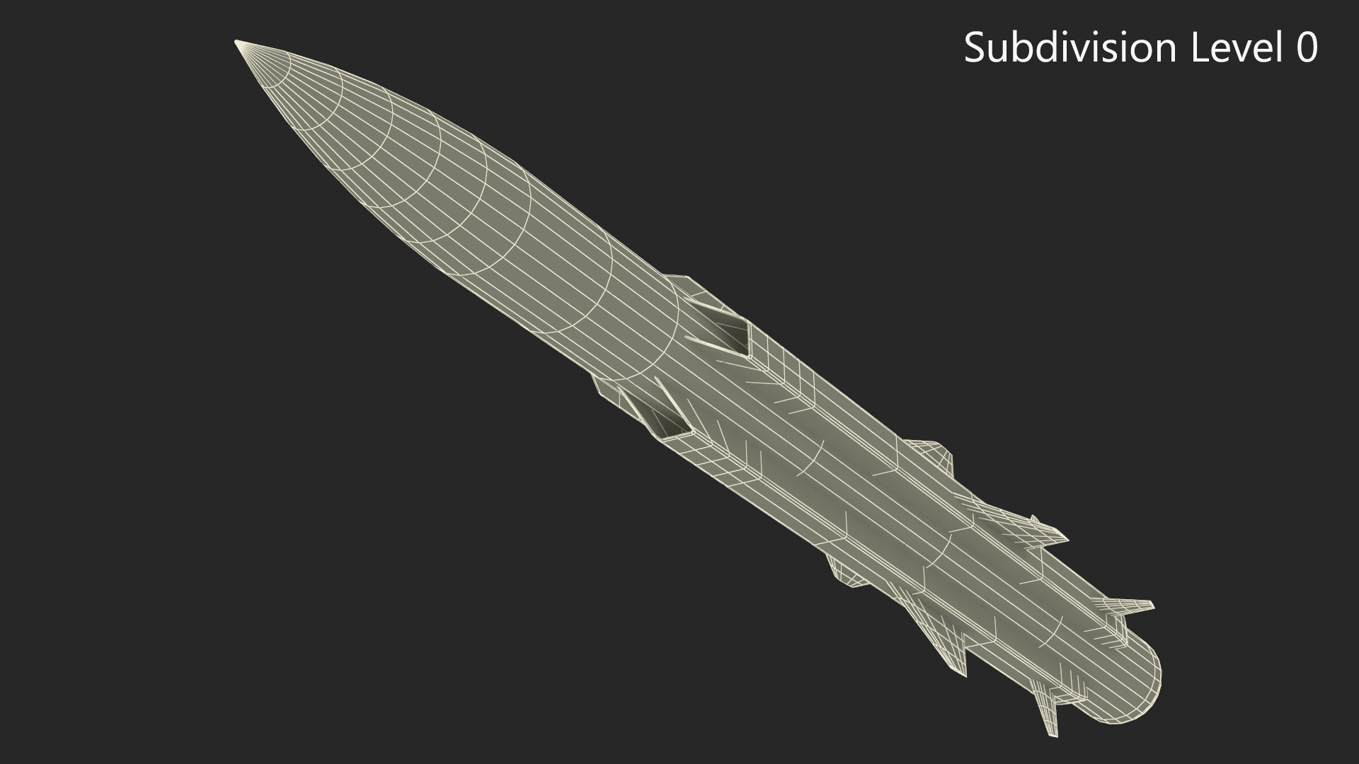3D Maritime Strike Missile model