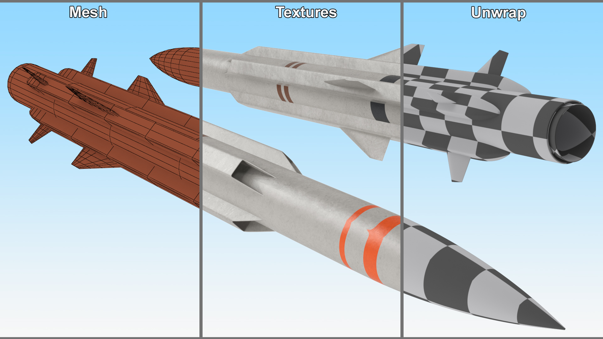 3D Maritime Strike Missile model