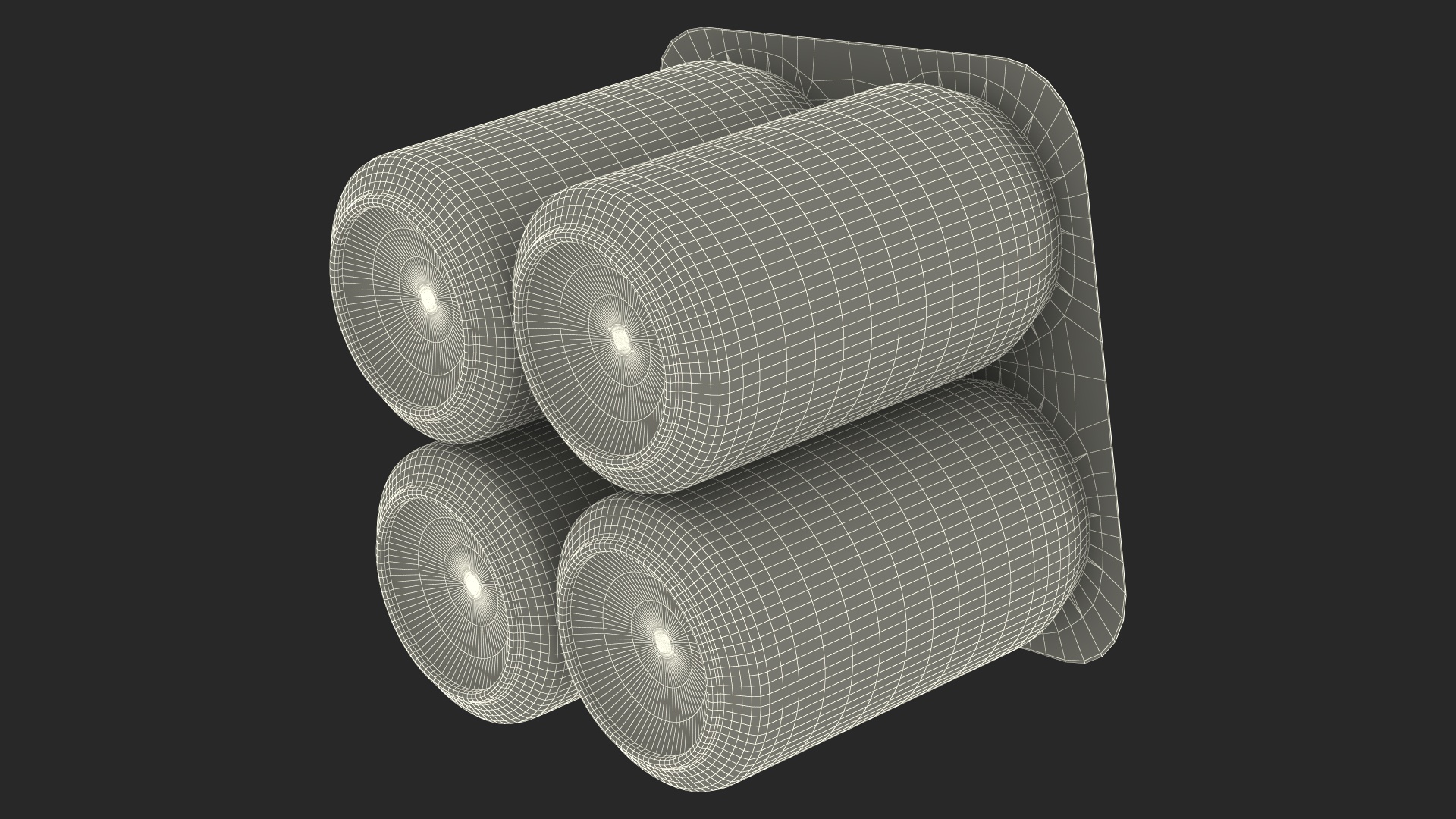 3D Paper Based Multipack 4 Soda Can Solution