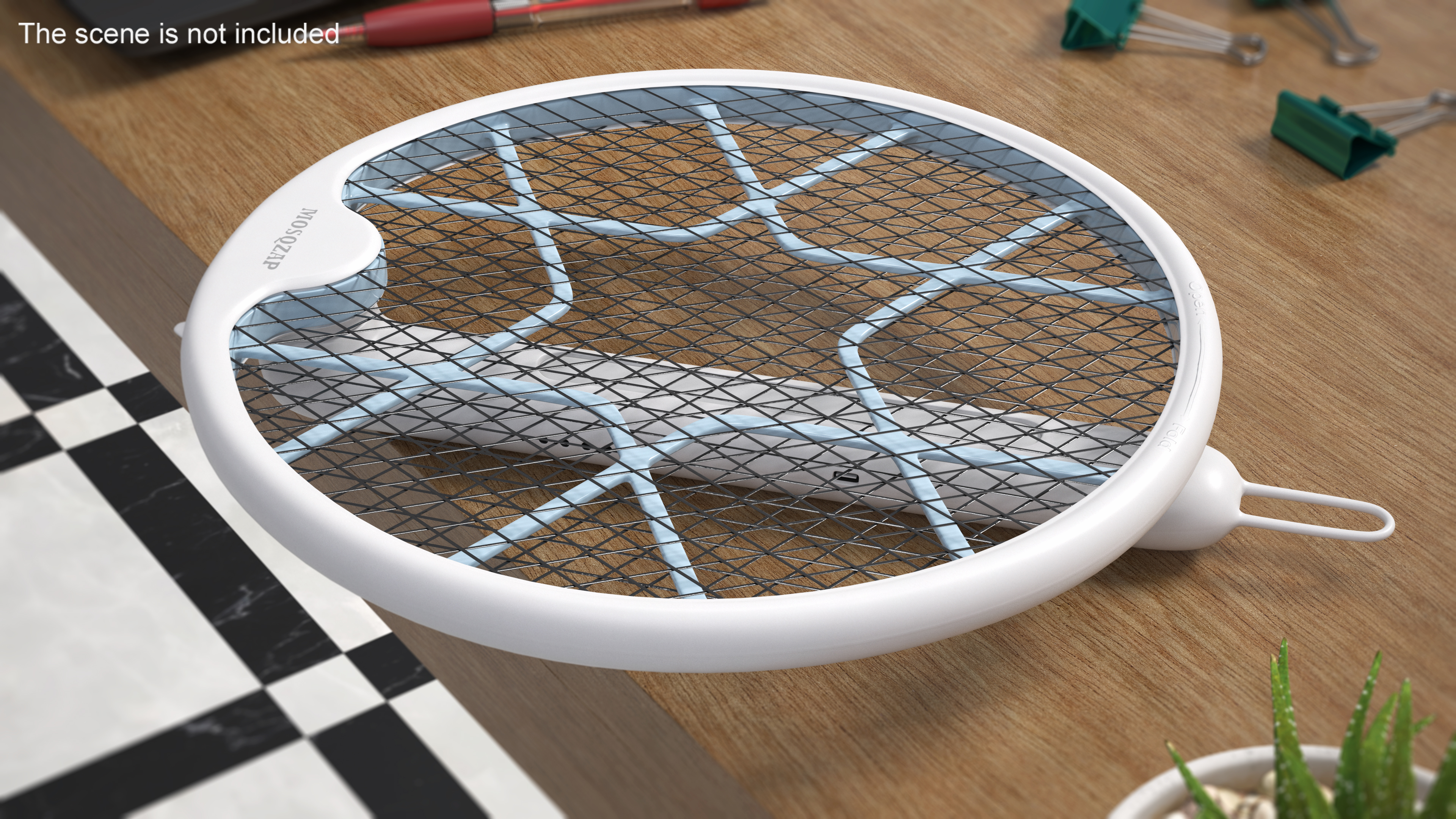 3D model Mosqzap Bug Zapper Racket Assembled