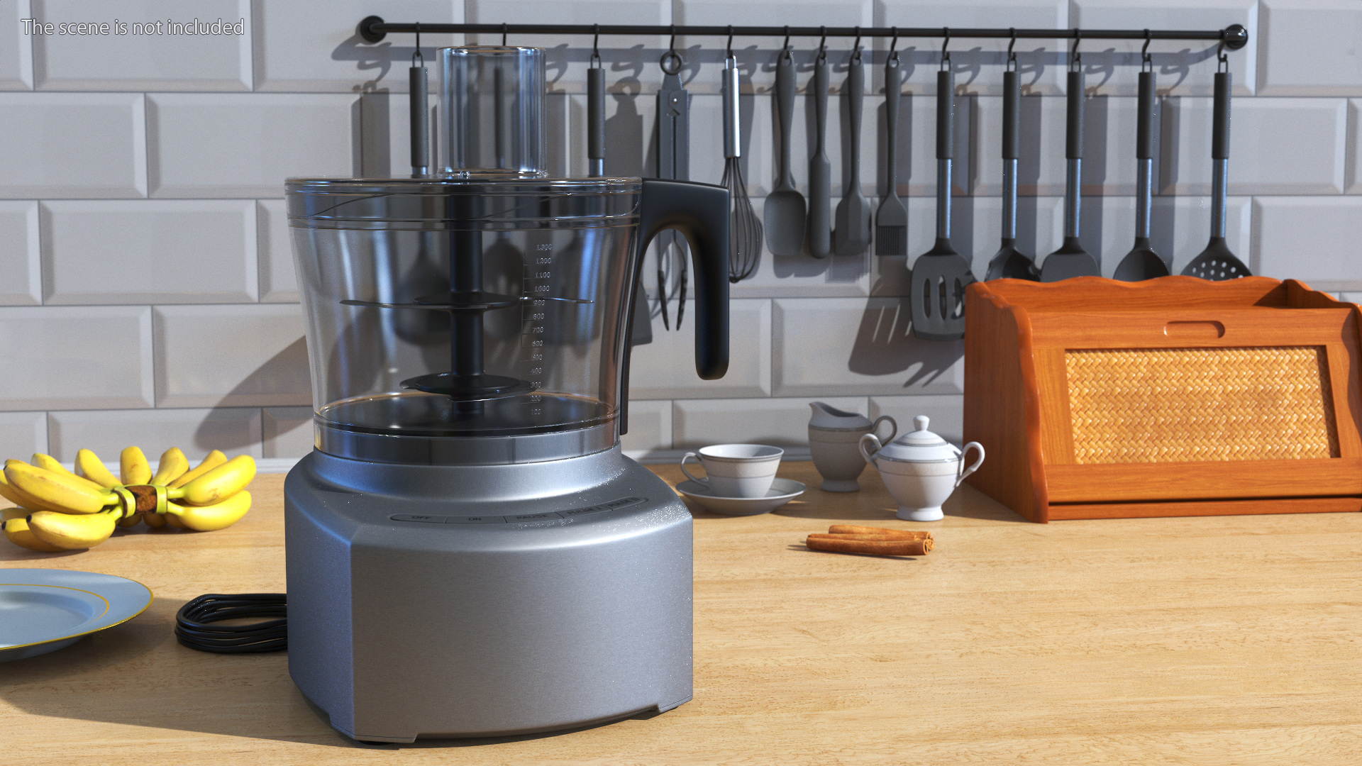3D Electric Food Processor model