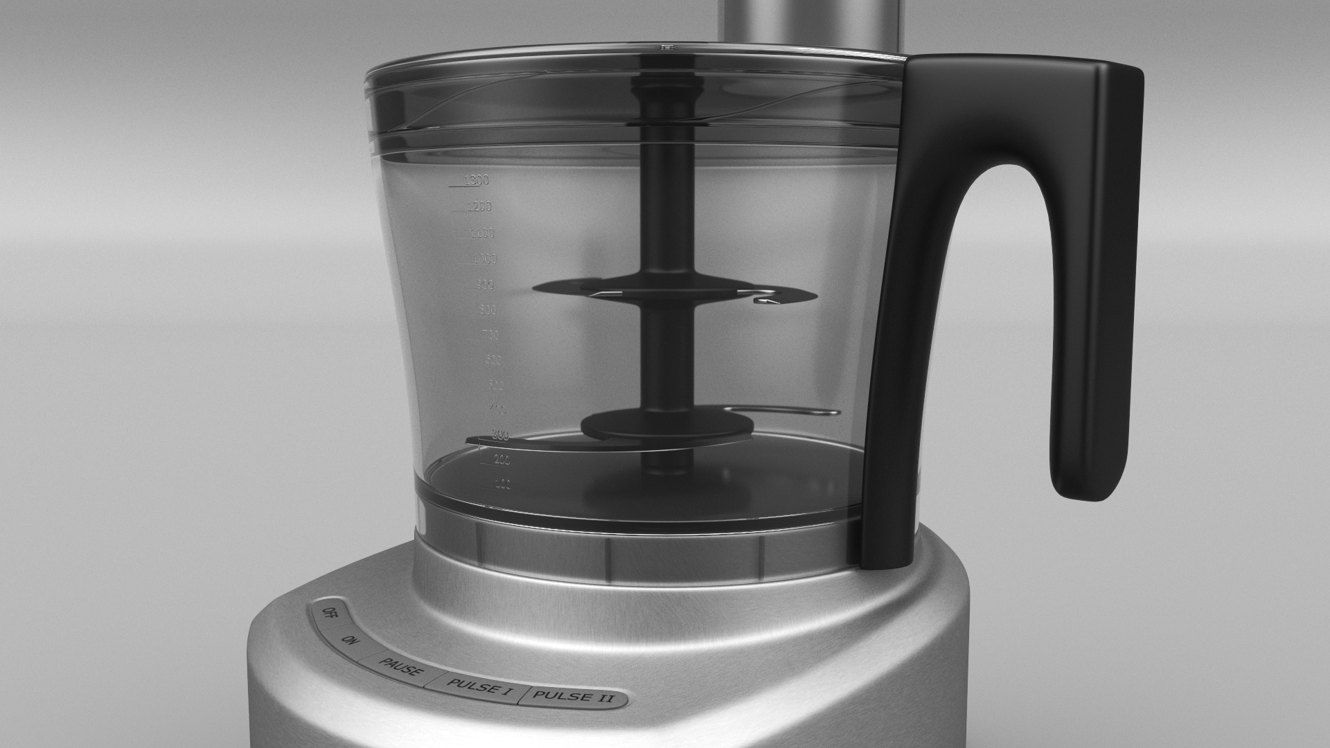 3D Electric Food Processor model