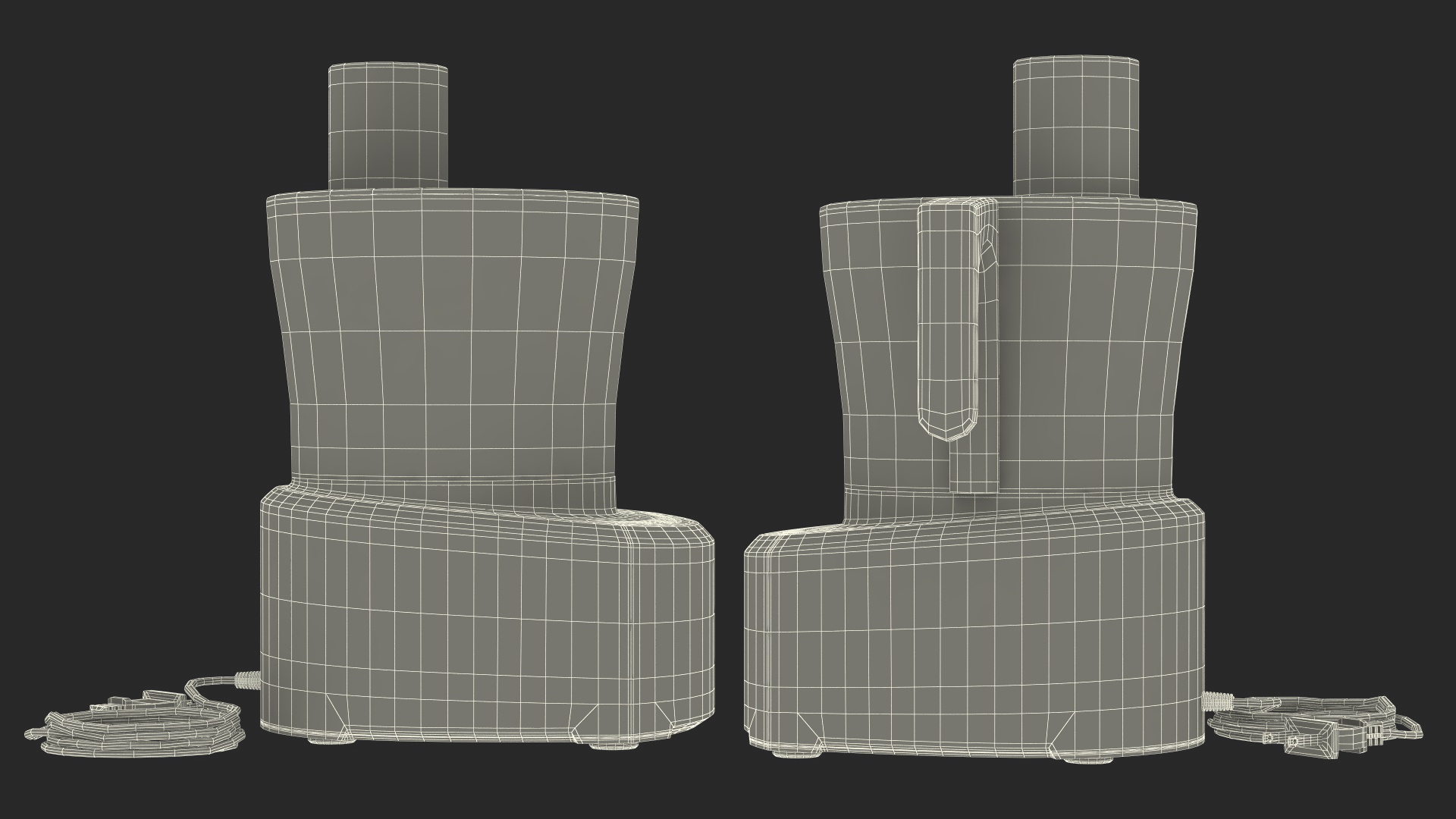 3D Electric Food Processor model
