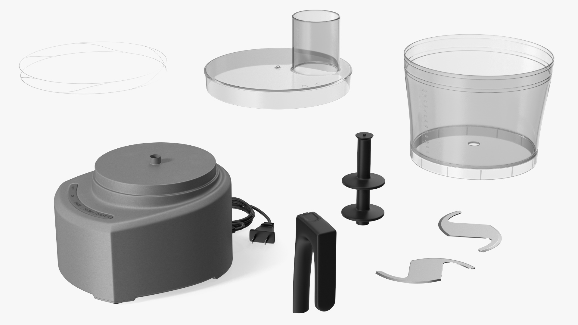 3D Electric Food Processor model