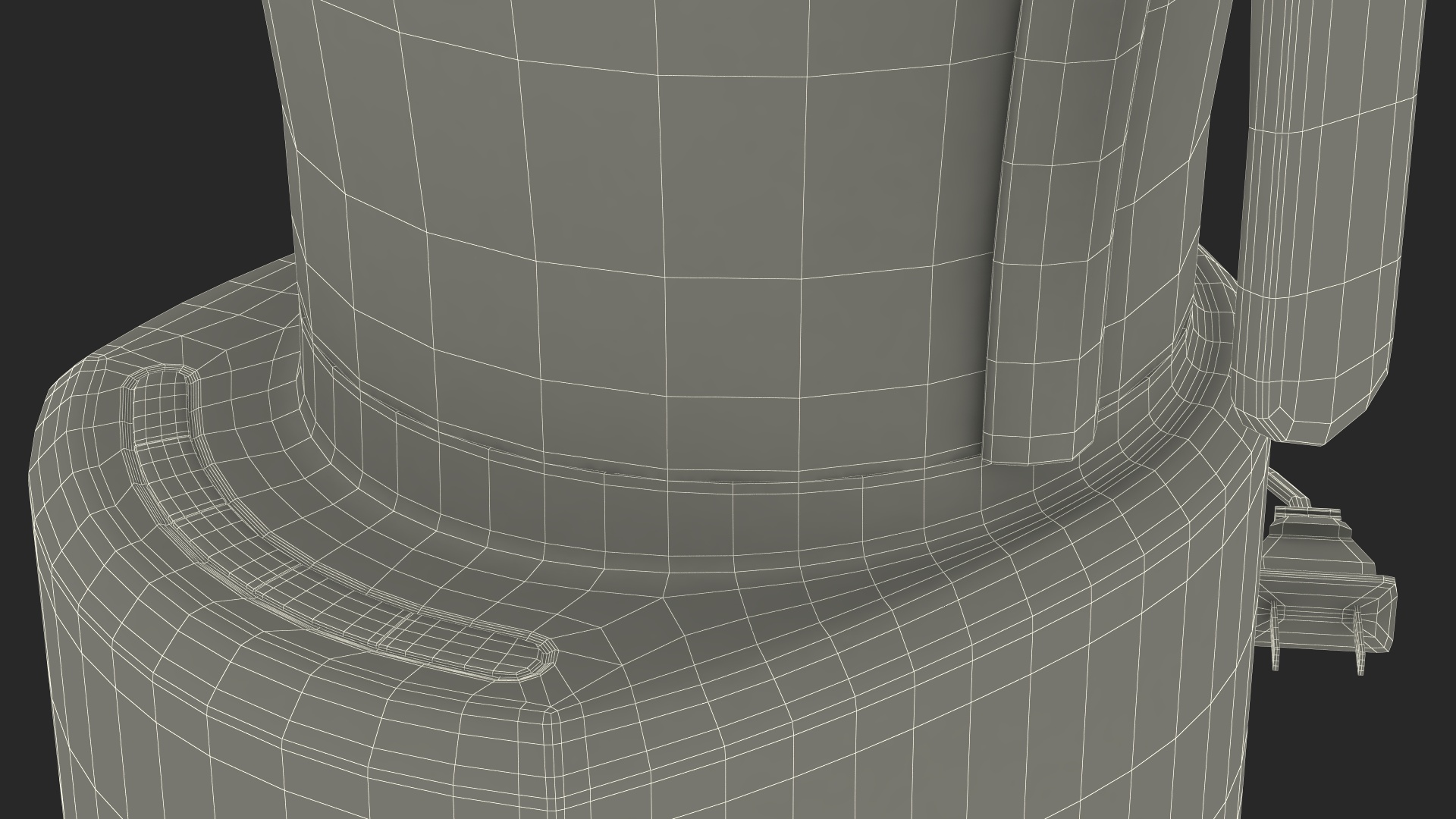 3D Electric Food Processor model