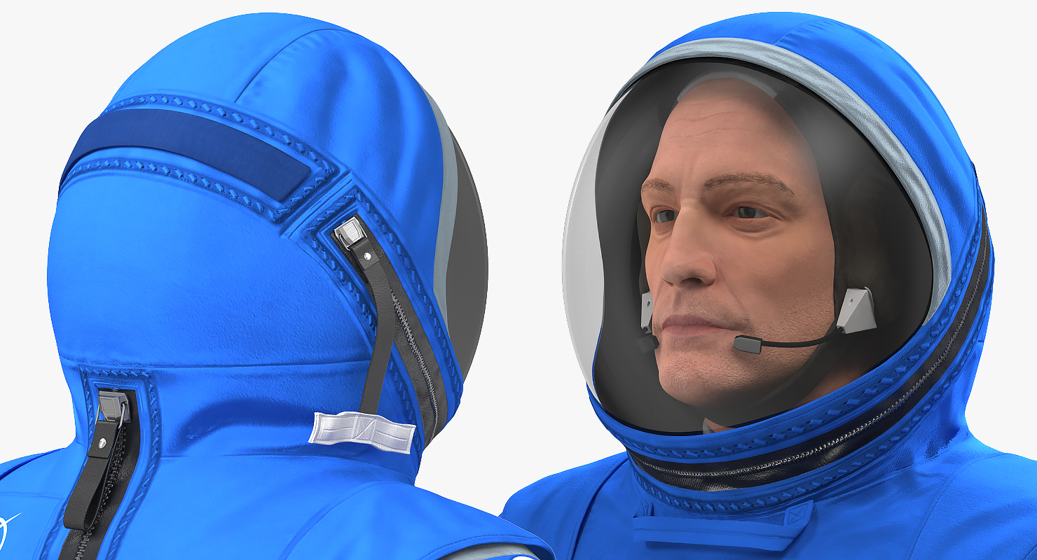 Astronaut in Boeing Spacesuit 3D model