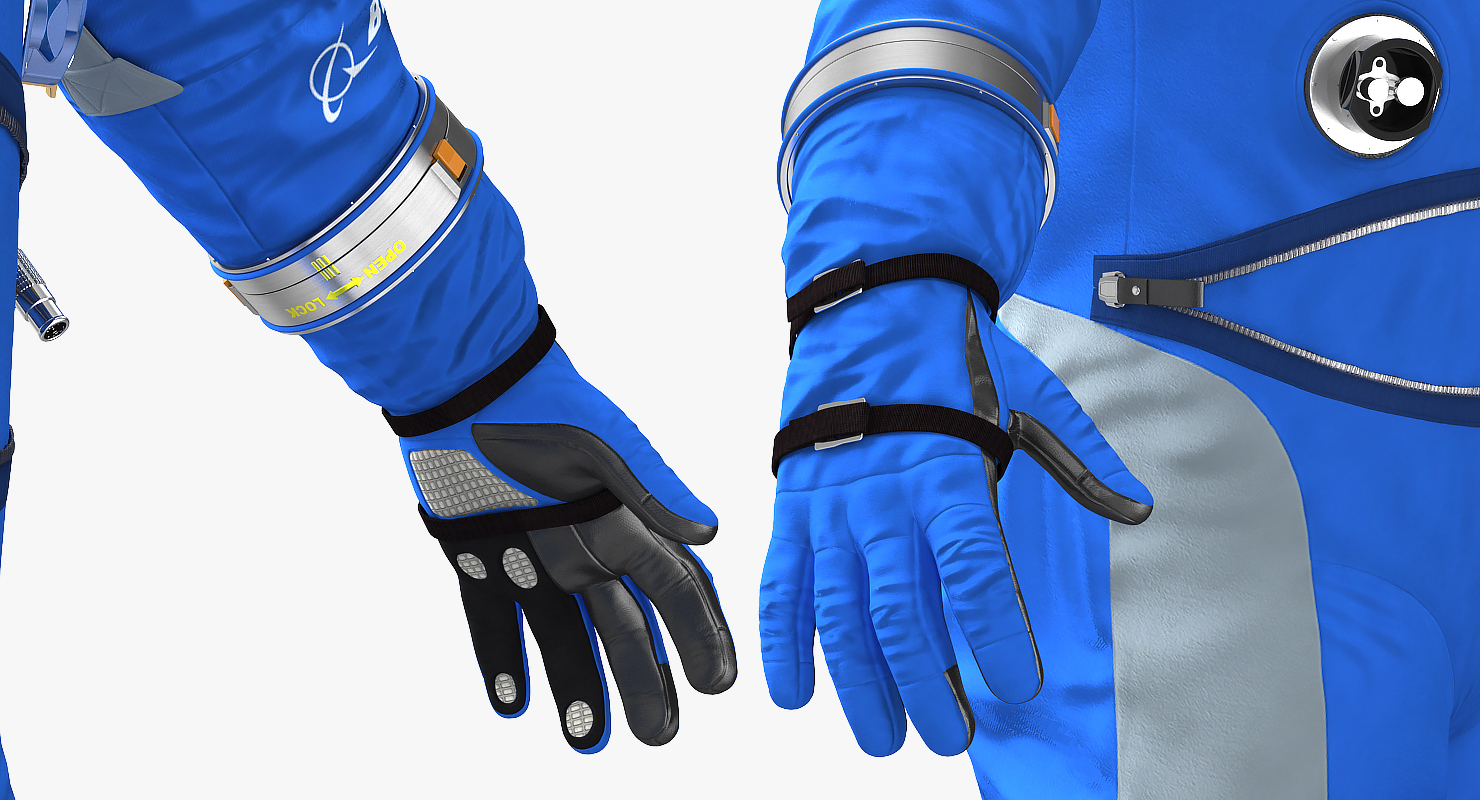 Astronaut in Boeing Spacesuit 3D model