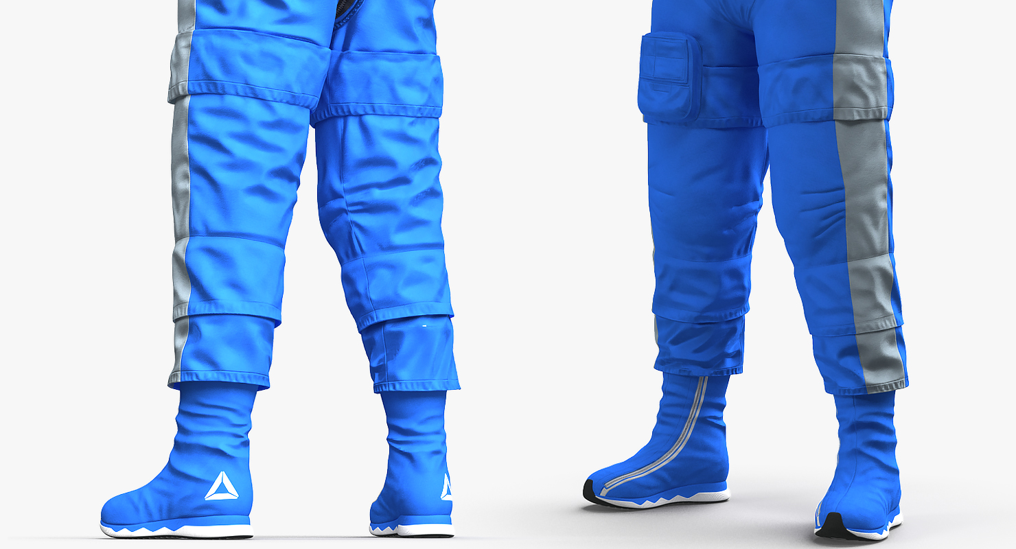 Astronaut in Boeing Spacesuit 3D model