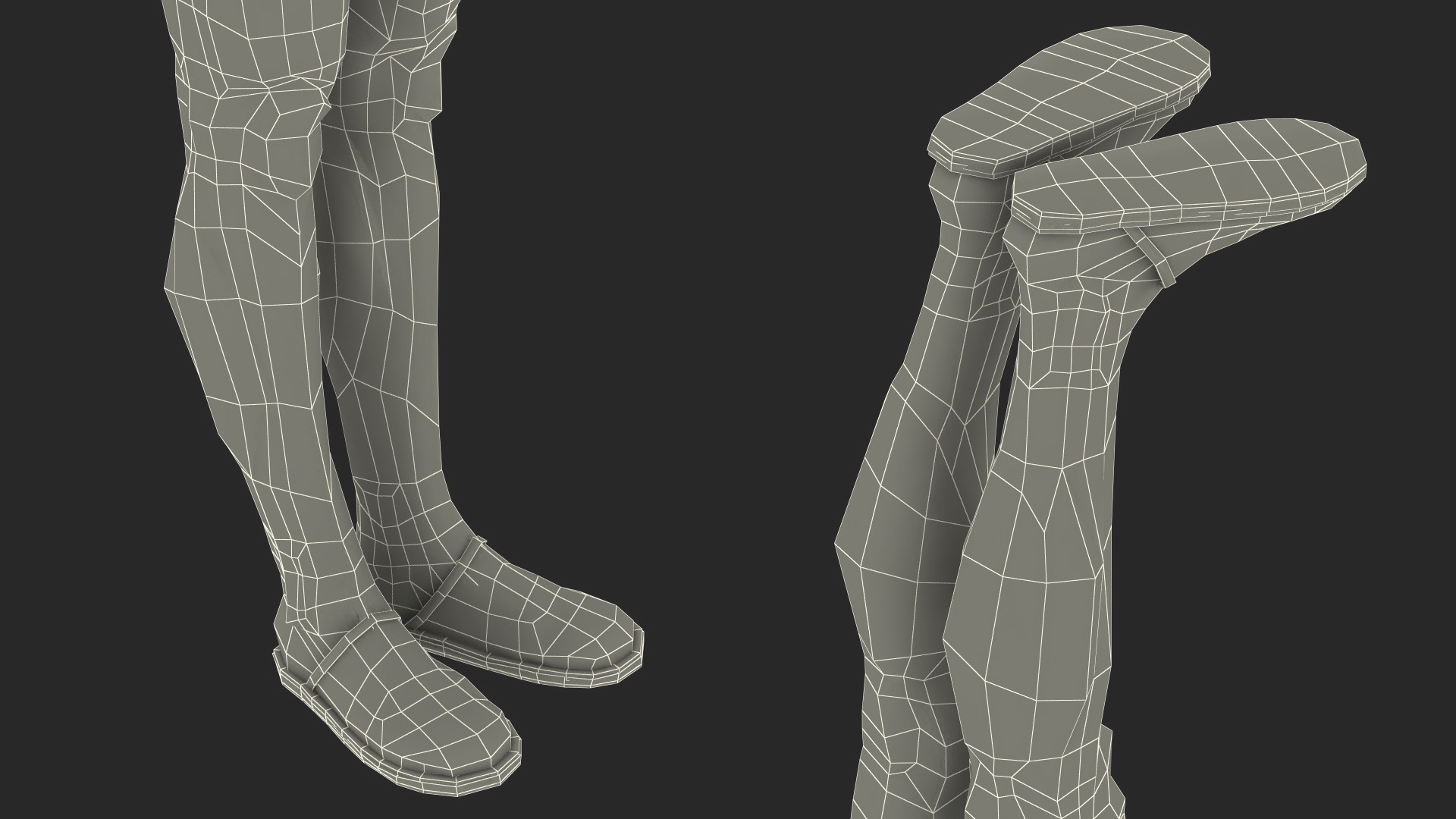 Afro American Man in Nightwear Standing 3D model