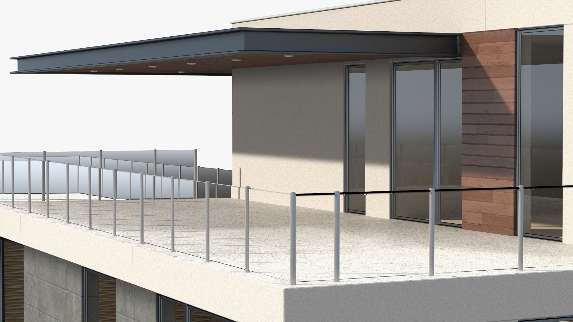 Modern House Pool 3D