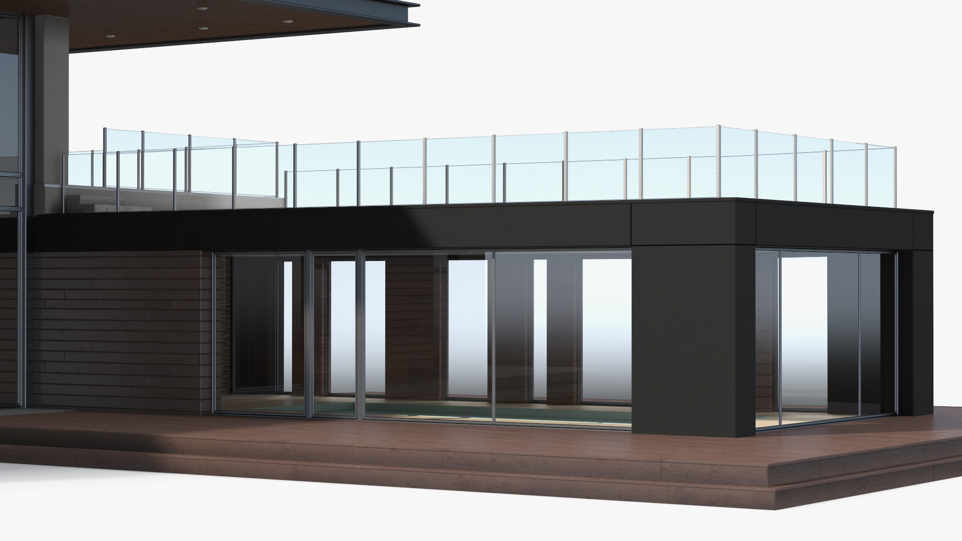 Modern House Pool 3D