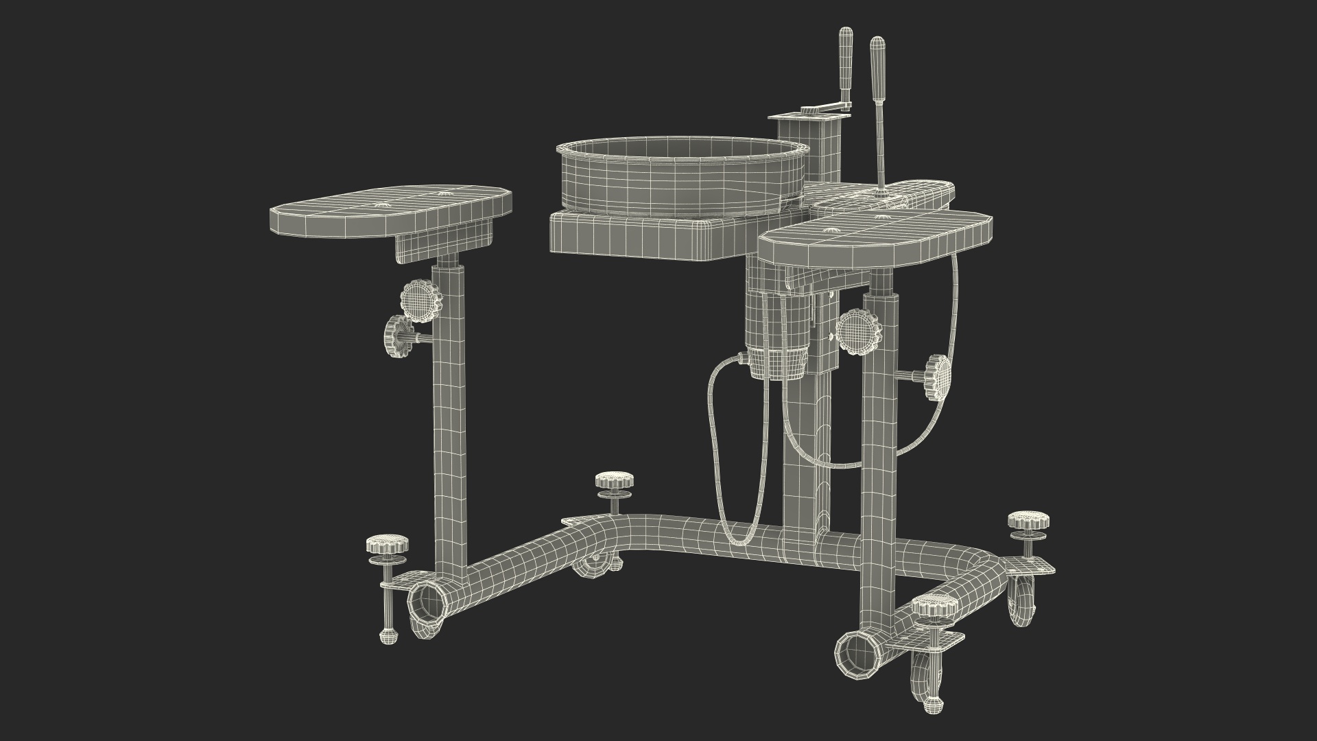 3D Black Pottery Wheel Brent Model B model