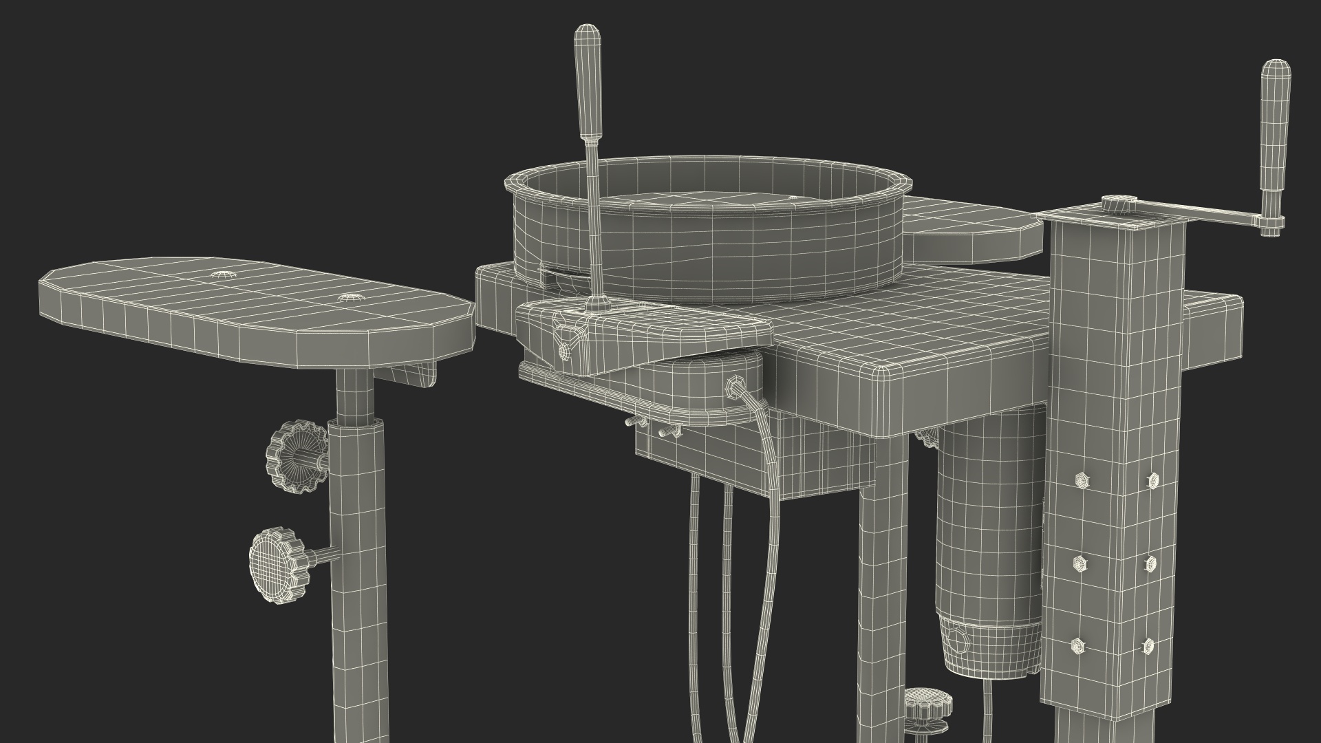 3D Black Pottery Wheel Brent Model B model