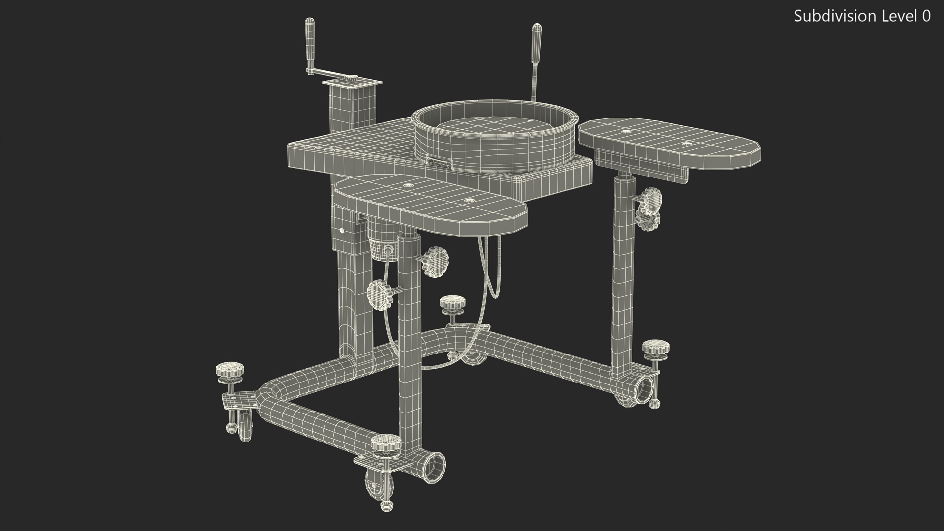 3D Black Pottery Wheel Brent Model B model