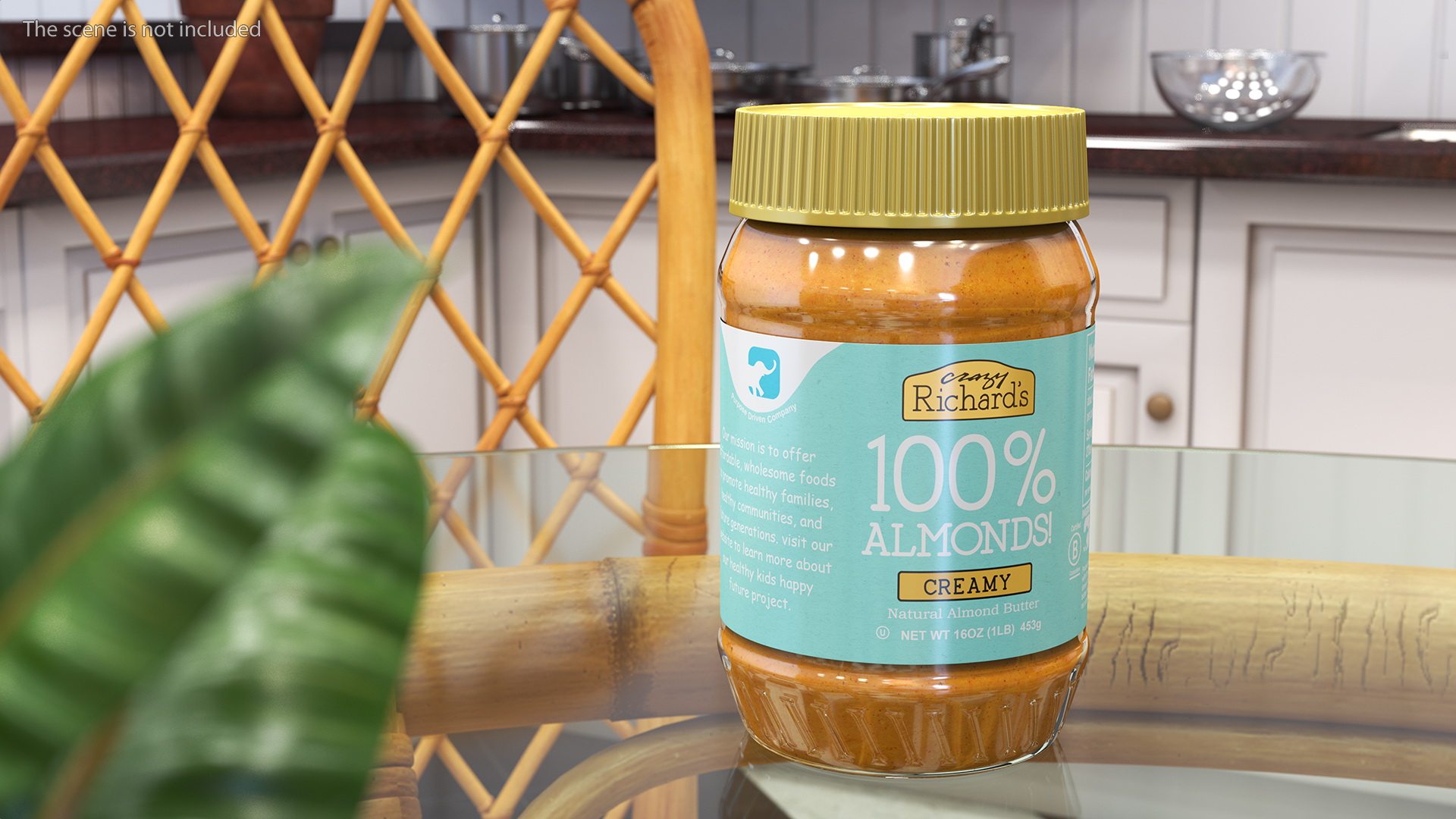 Crazy Richard Almond Butter 3D