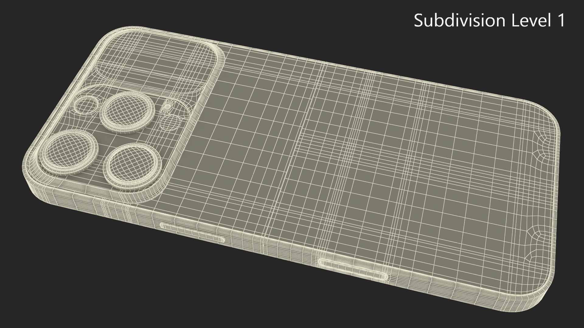 iPhone Flip Space Gray 3D