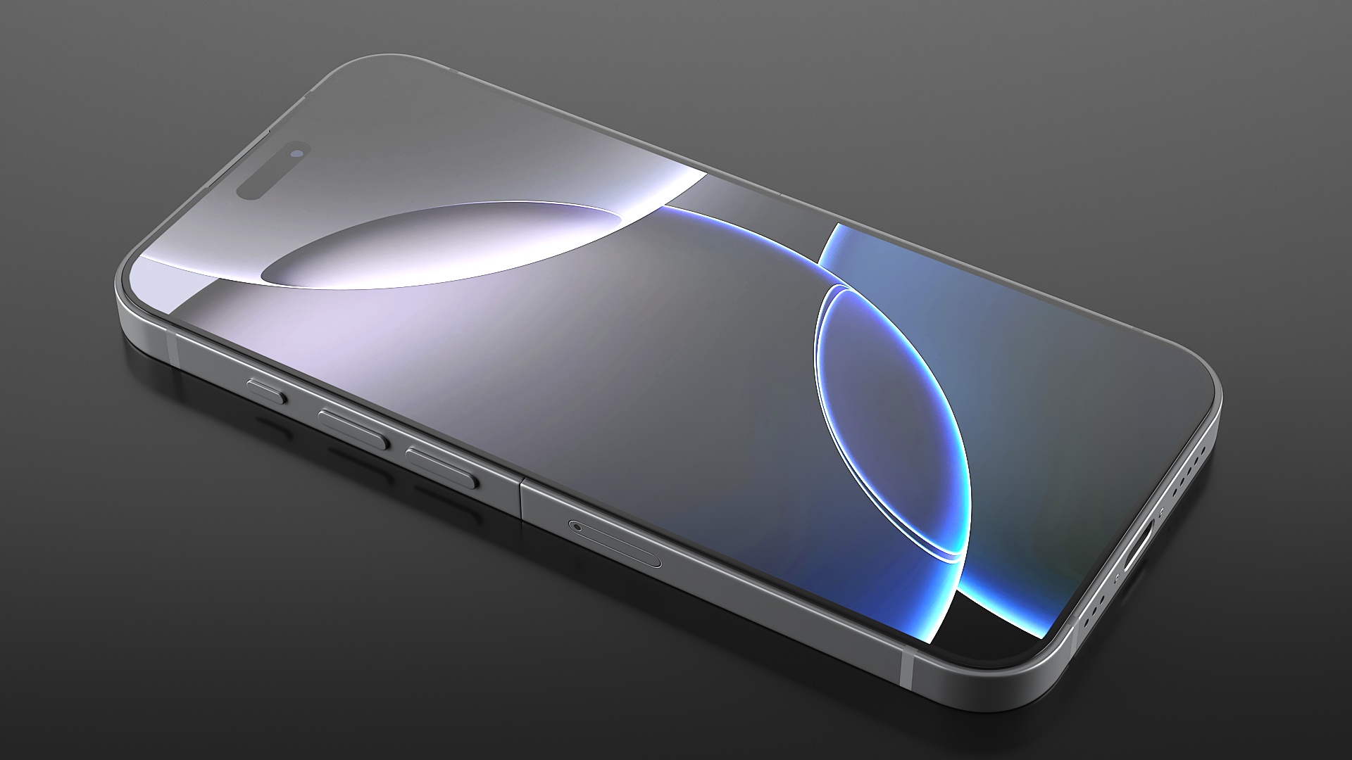 iPhone Flip Space Gray 3D